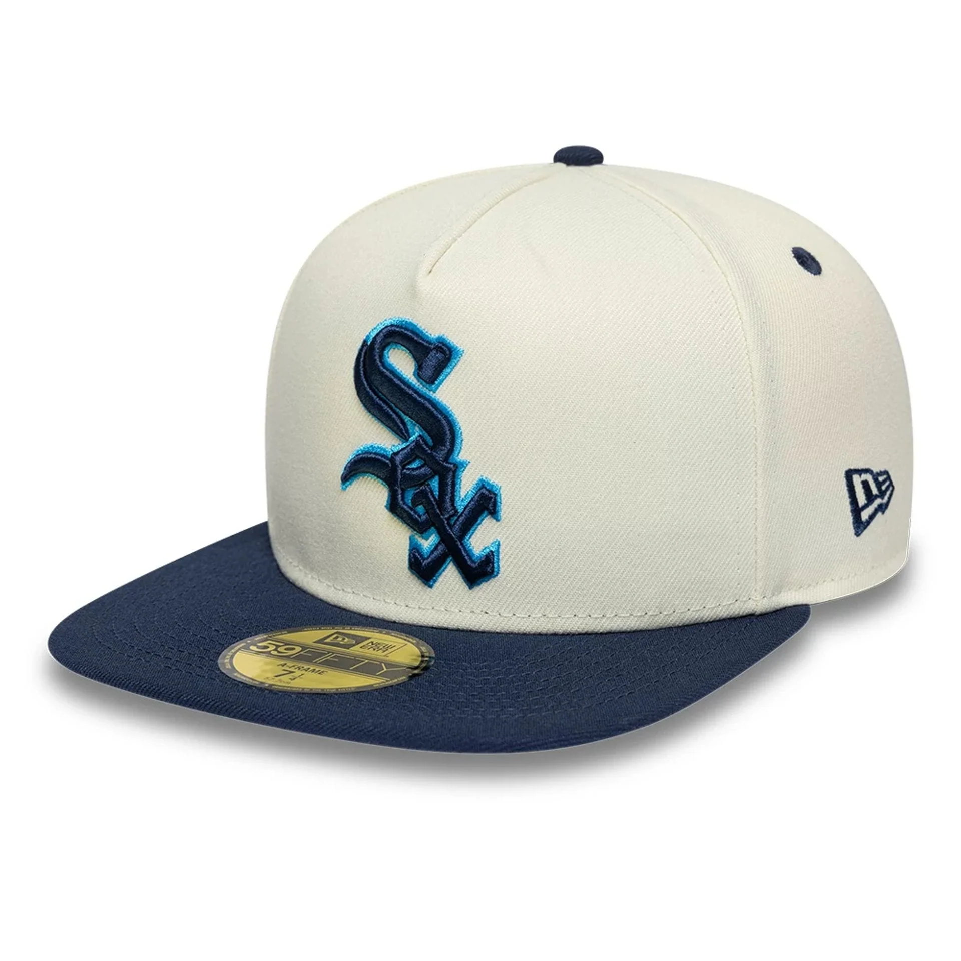 Chicago White Sox MLB White 59FIFTY A-Frame Fitted Cap - Image 4