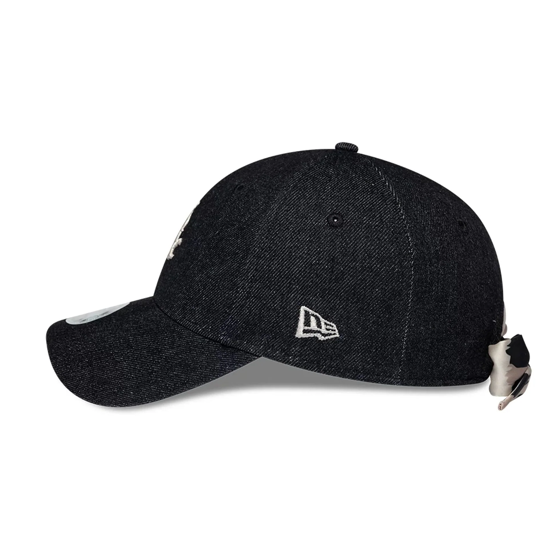 Chicago White Sox Womens MLB Denim Black 9FORTY Bowback Adjustable Cap - Image 5