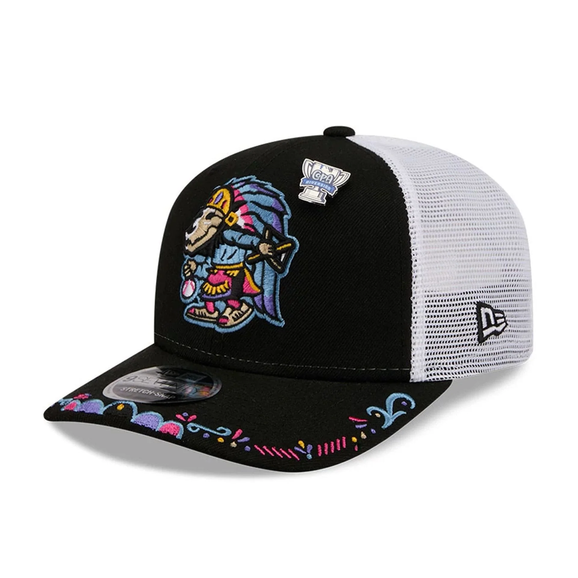 Chihuahuas MiLB La Copa 2026 Black 9SEVENTY Stretch Snap Adjustable Cap