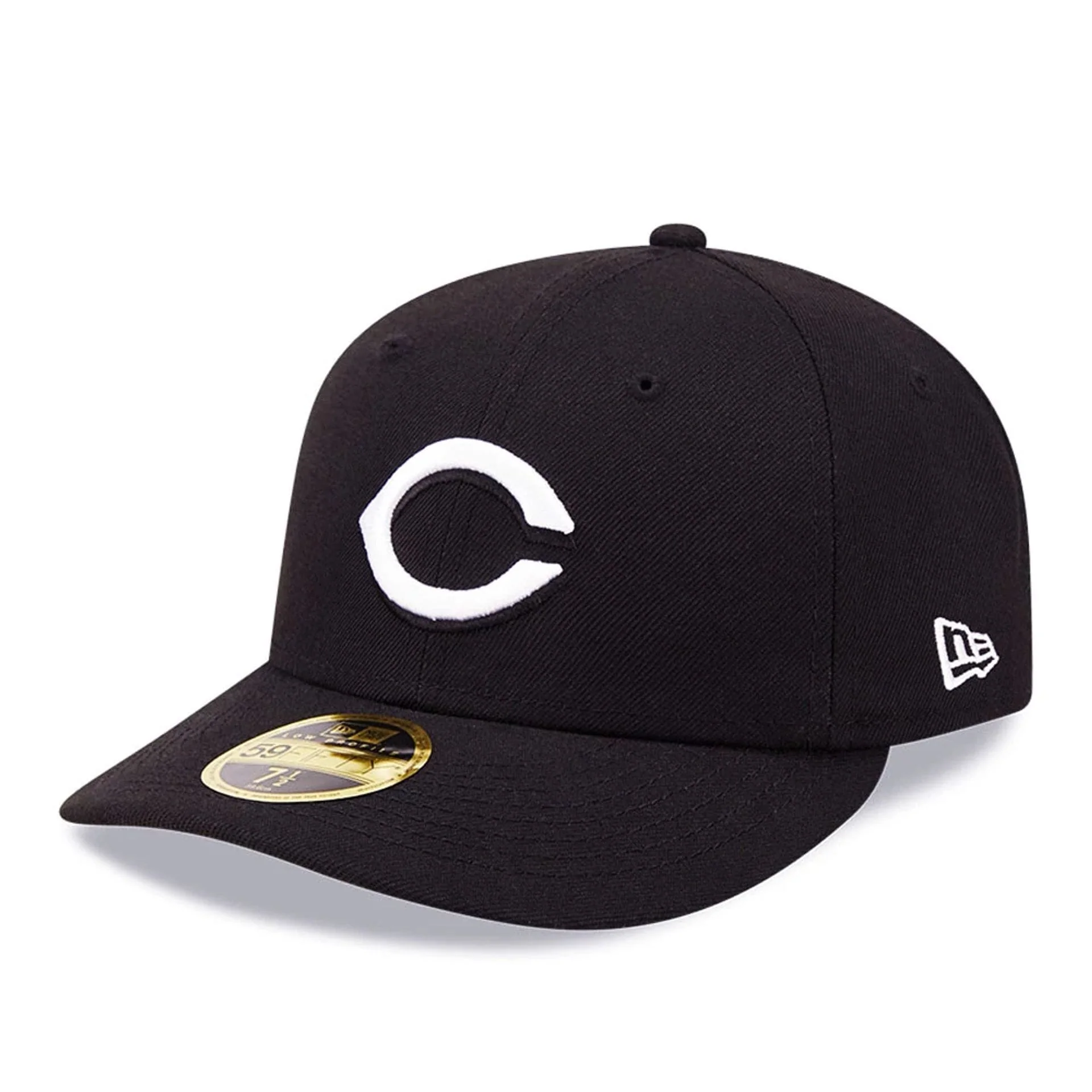 Cincinnati Reds MLB Black Low Profile 59FIFTY Fitted Cap