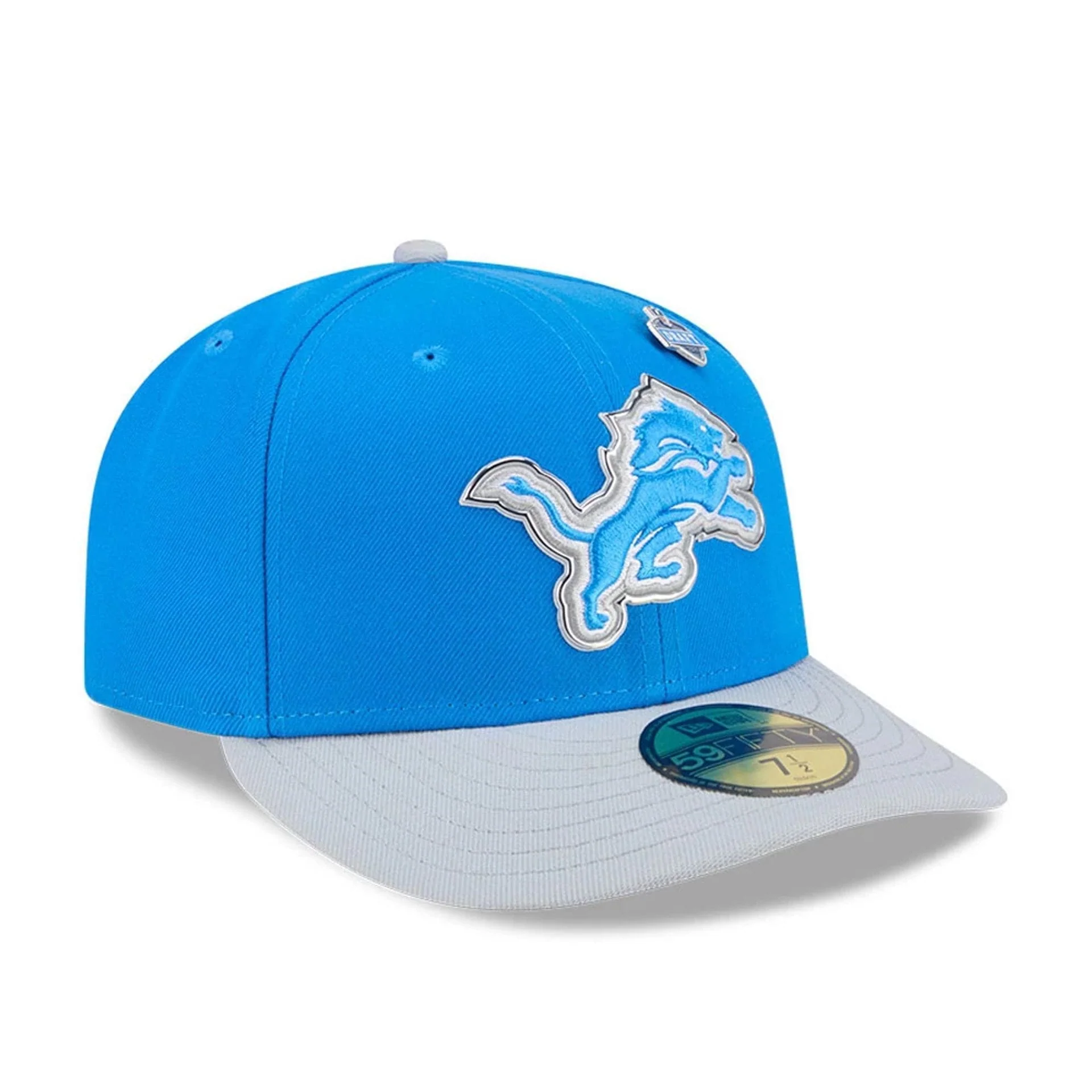 Detroit Lions NFL Draft 2026 Blue 59FIFTY Fitted Cap - Image 4
