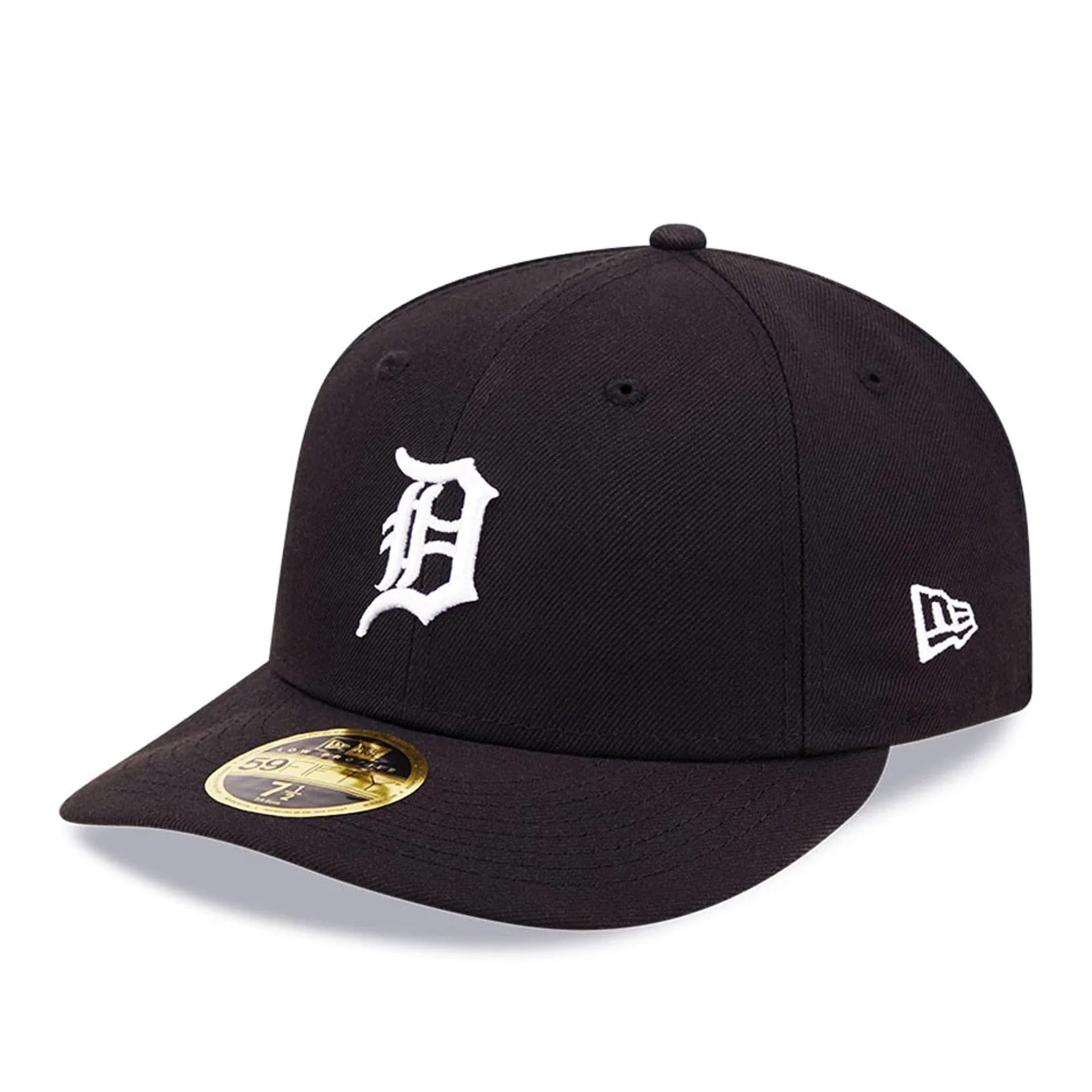 Detroit Tigers MLB Black Low Profile 59FIFTY Fitted Cap