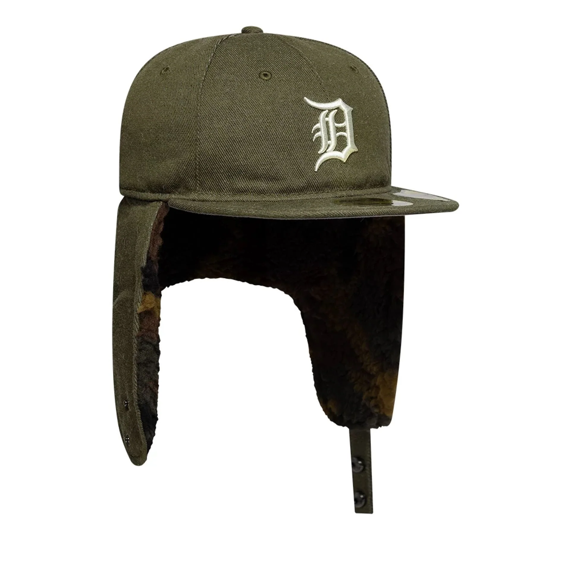 Detroit Tigers MLB Camo Open Green Retro Crown 59FIFTY Fitted Cap - Image 8