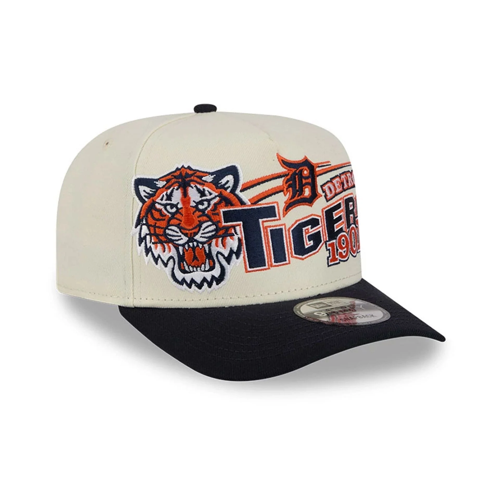Detroit Tigers MLB Classic White 9FIFTY A-Frame Snapback Adjustable Cap - Image 4