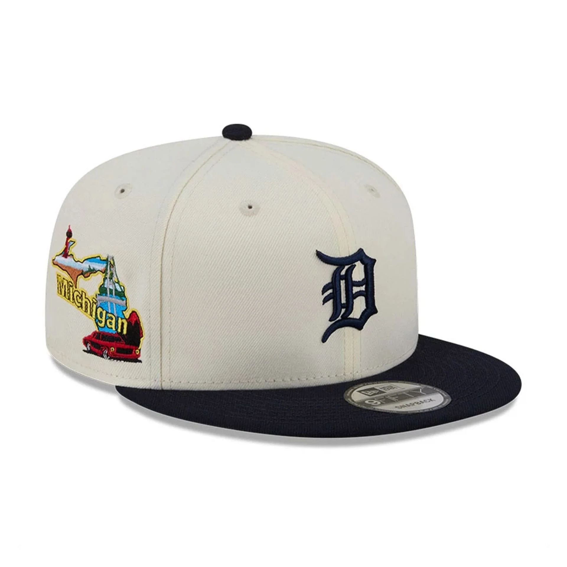 Detroit Tigers MLB Localized White 9FIFTY Snapback Adjustable Cap
