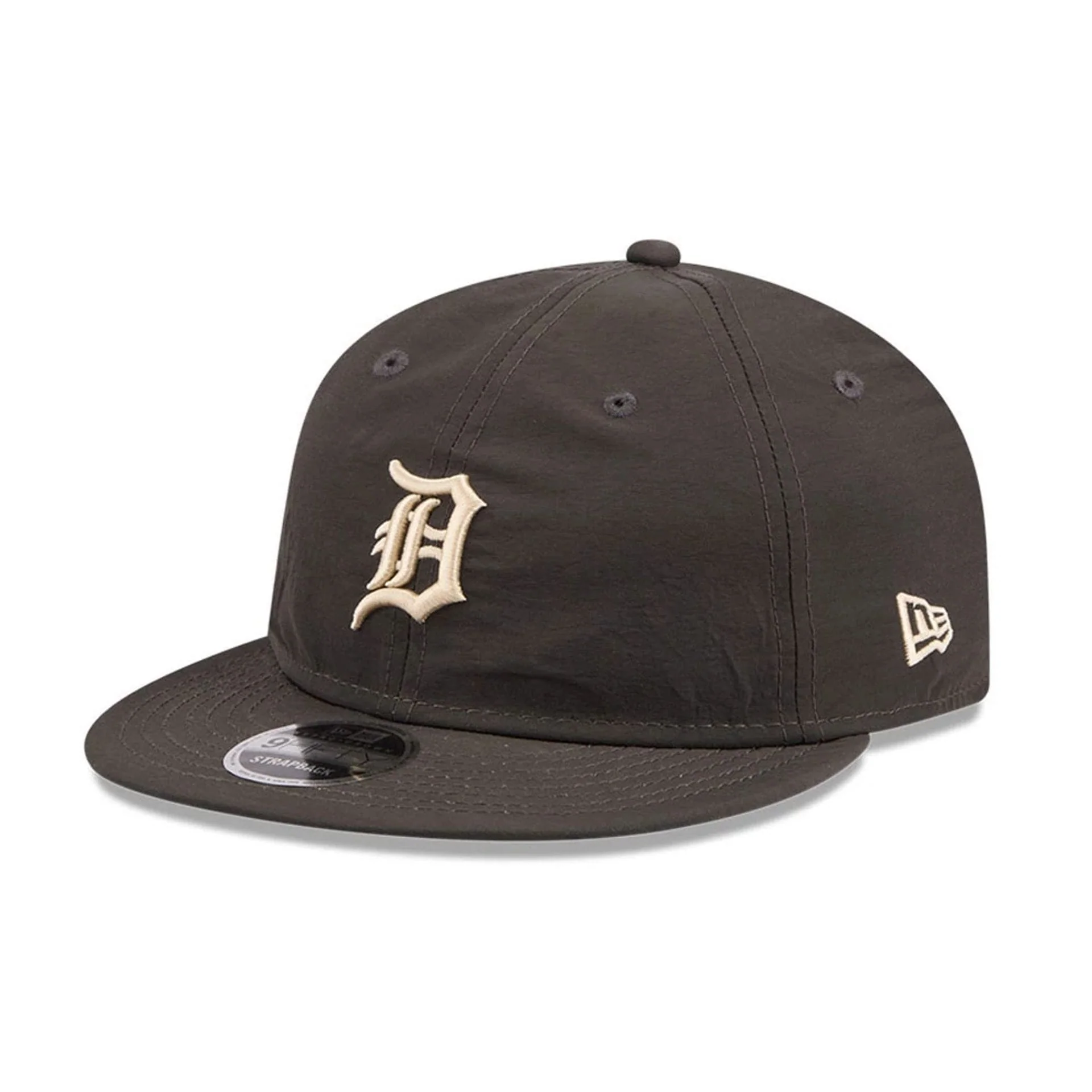 Detroit Tigers MLB Nylon Black Retro Crown 9FIFTY Adjustable Cap
