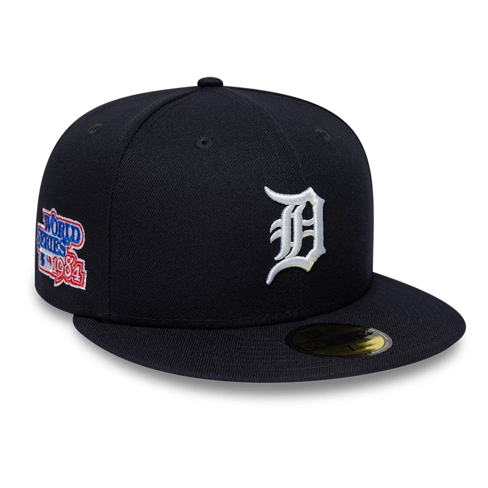 Detroit Tigers MLB Sidepatch Satin Lined Navy 59FIFTY Fitted Cap
