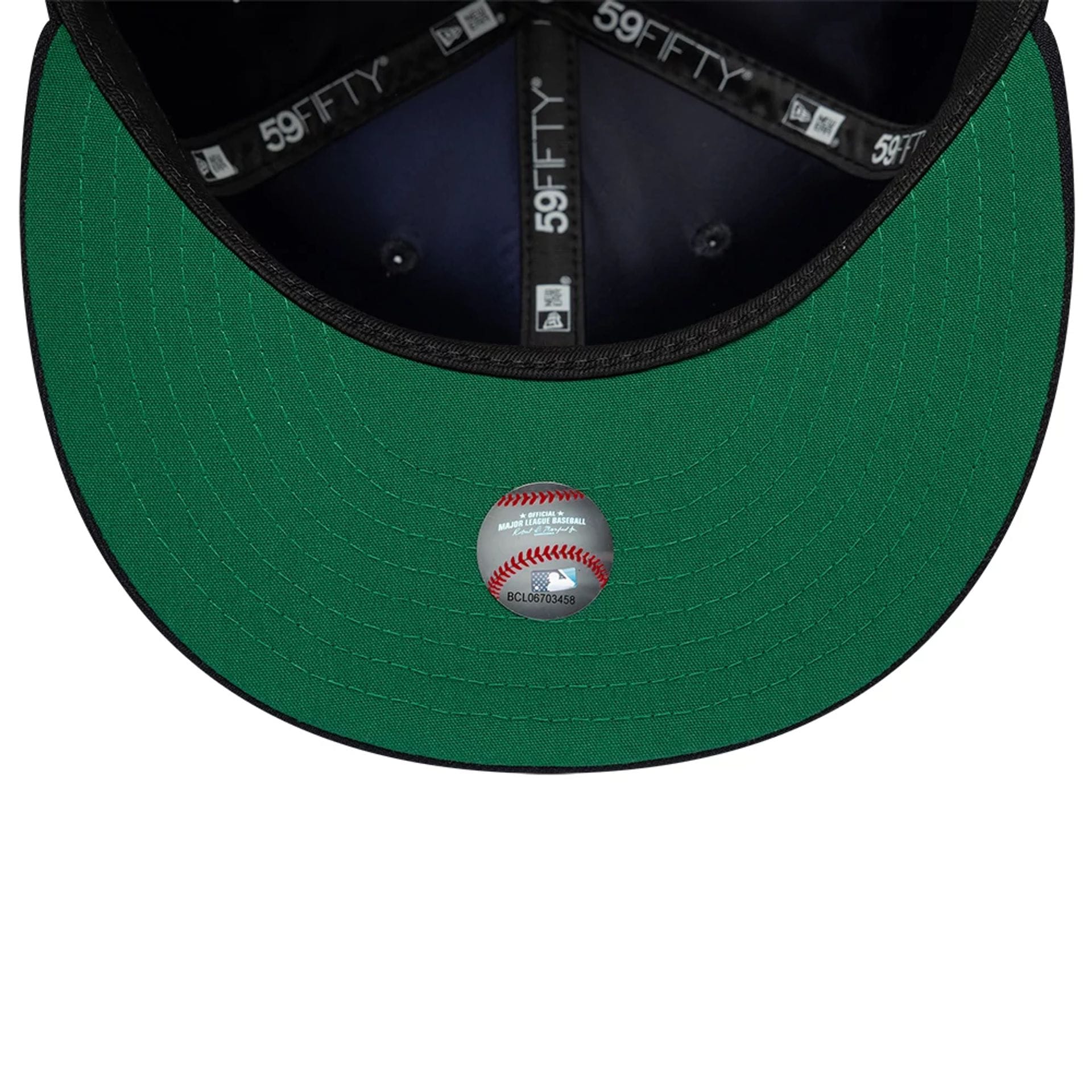 Detroit Tigers MLB Sidepatch Satin Lined Navy 59FIFTY Fitted Cap - Image 2