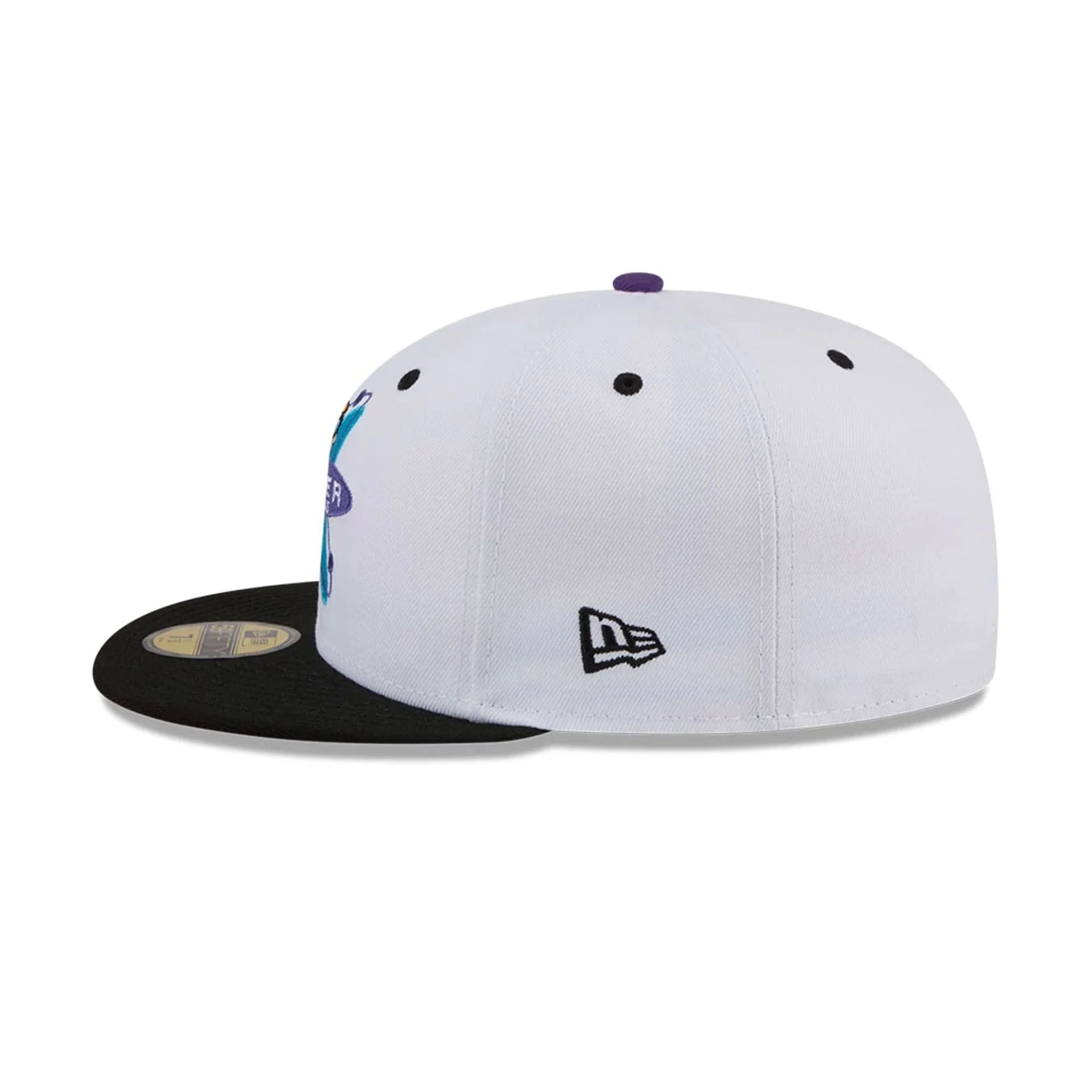 Dexter's Laboratory Genius At Work White 59FIFTY Fitted Cap - Image 6