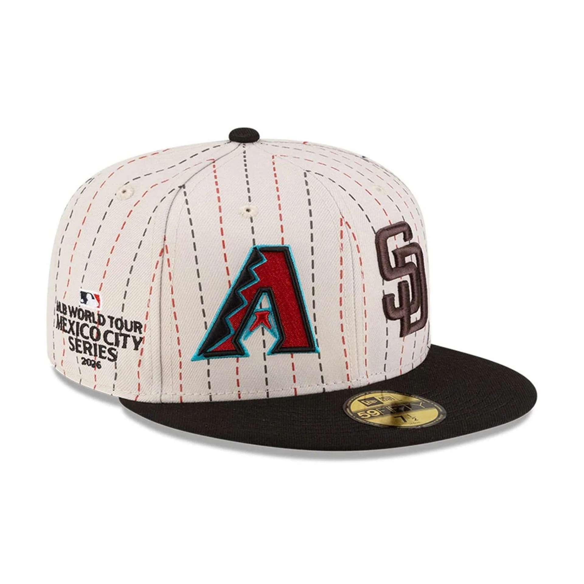 Dueling League MLB Mexico City Series 2026 Light Beige 59FIFTY Fitted Cap