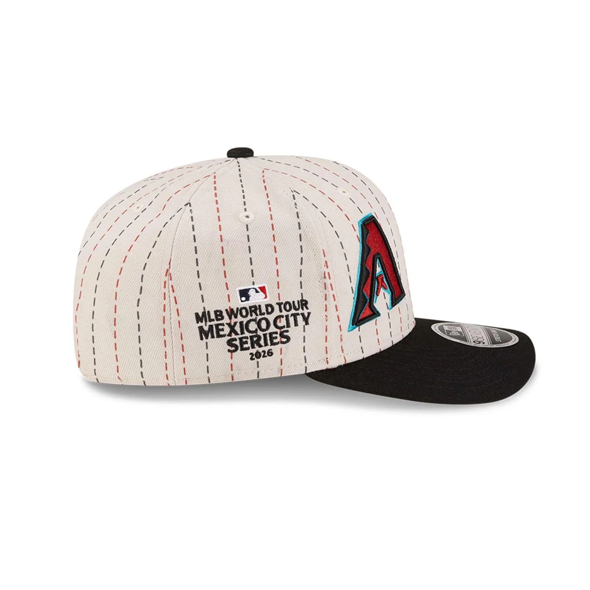 Dueling League MLB Mexico City Series 2026 Light Beige 9SEVENTY Stretch Snap Adjustable Cap - Image 5