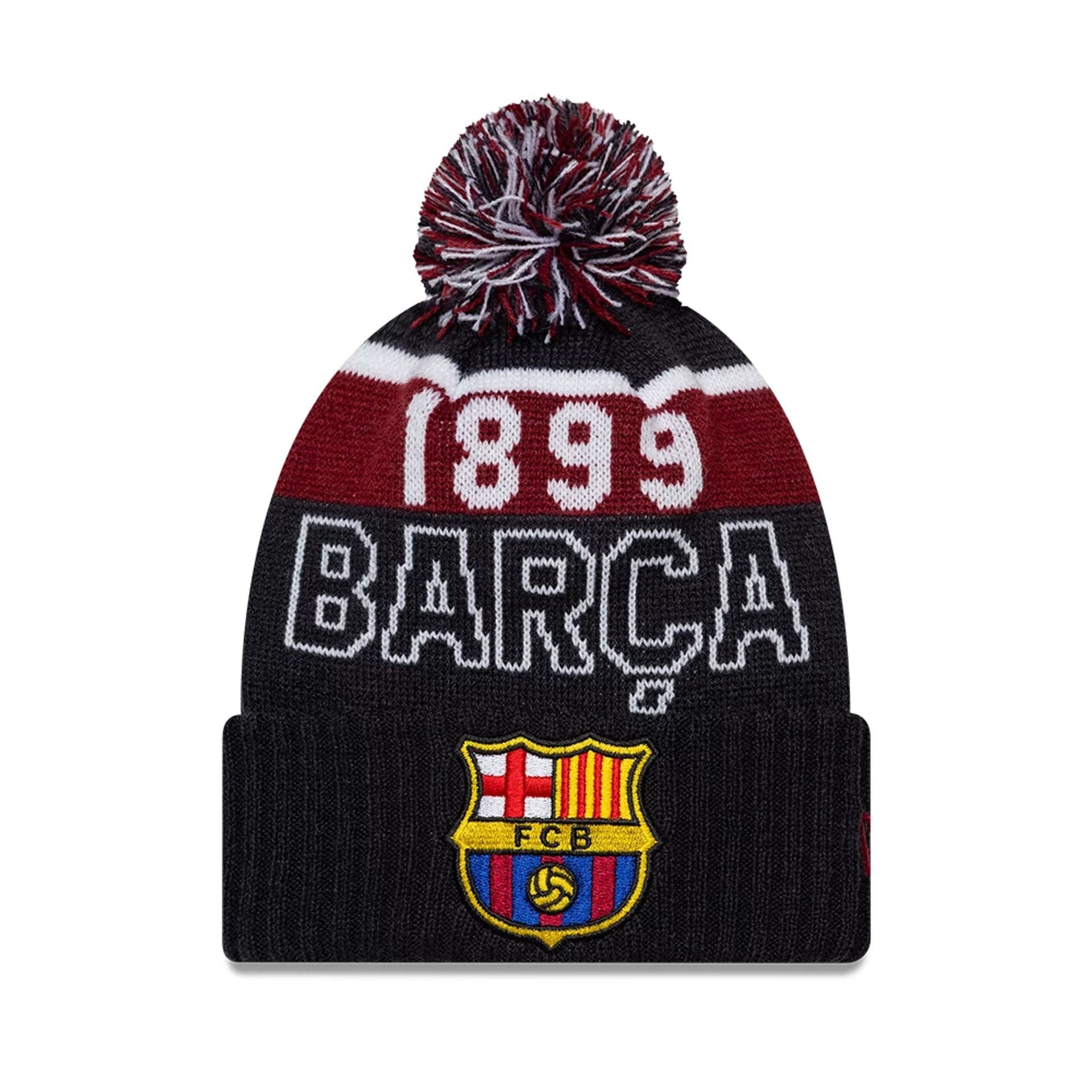 FC Barcelona Youth Core Navy Sport knit Beanie Hat