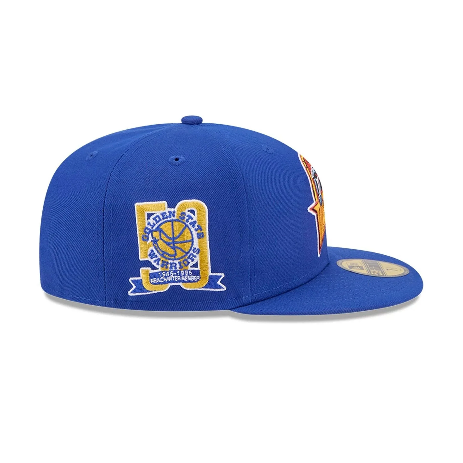 Golden State Warriors NBA Hardwood Classic Blue 59FIFTY Fitted Cap - Image 5