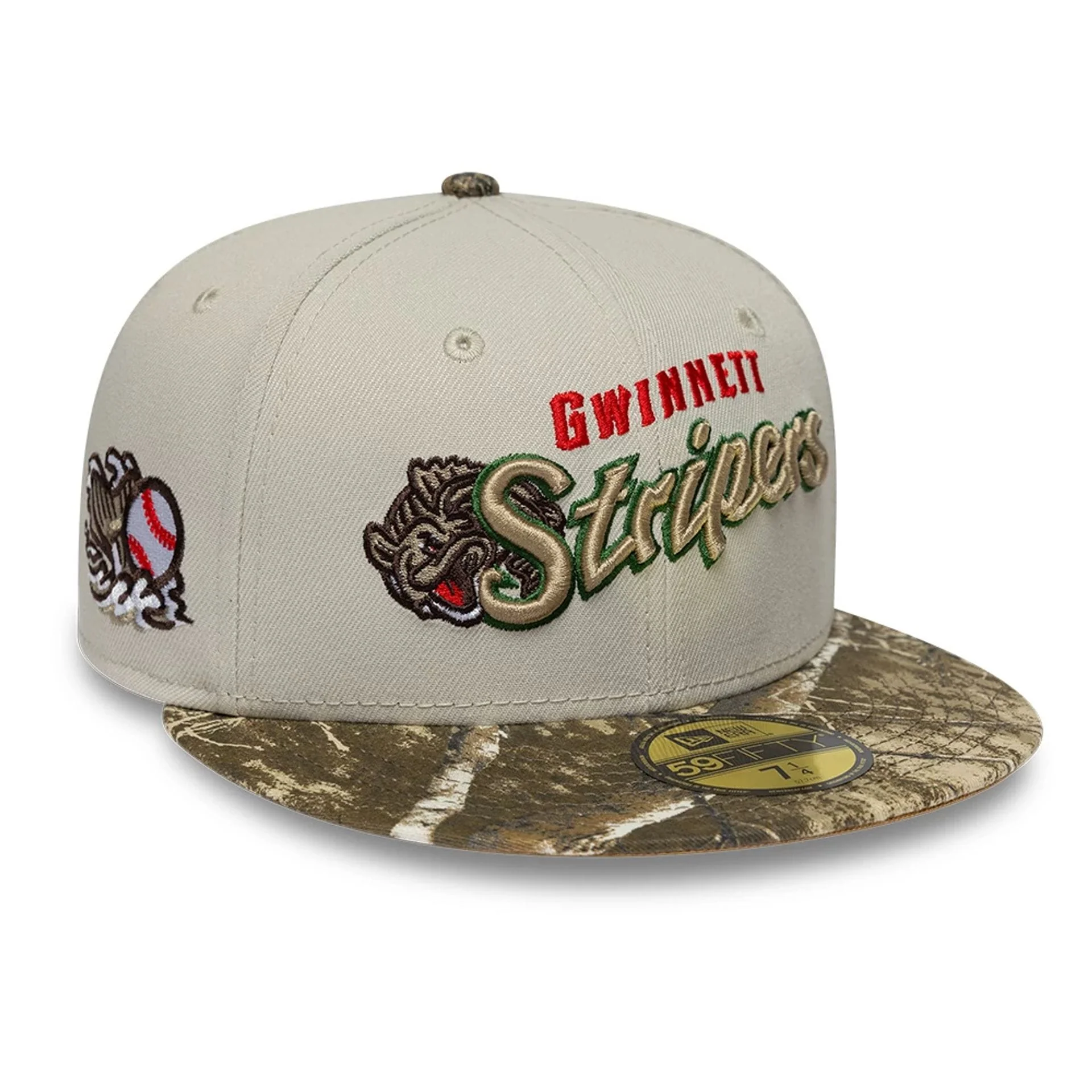 Gwinnett Stripers MiLB Hometown Beige 59FIFTY Fitted Cap