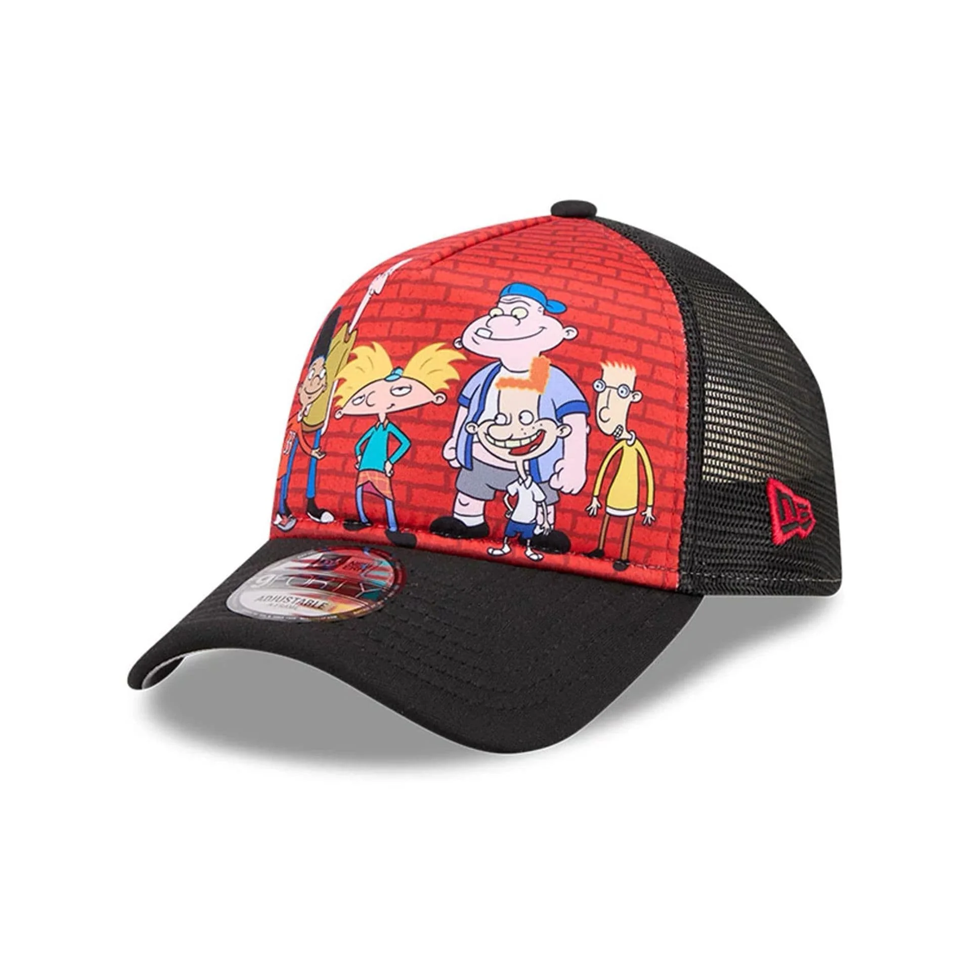 Hey Arnold Graphic Black 9FORTY A-Frame Trucker Adjustable Cap