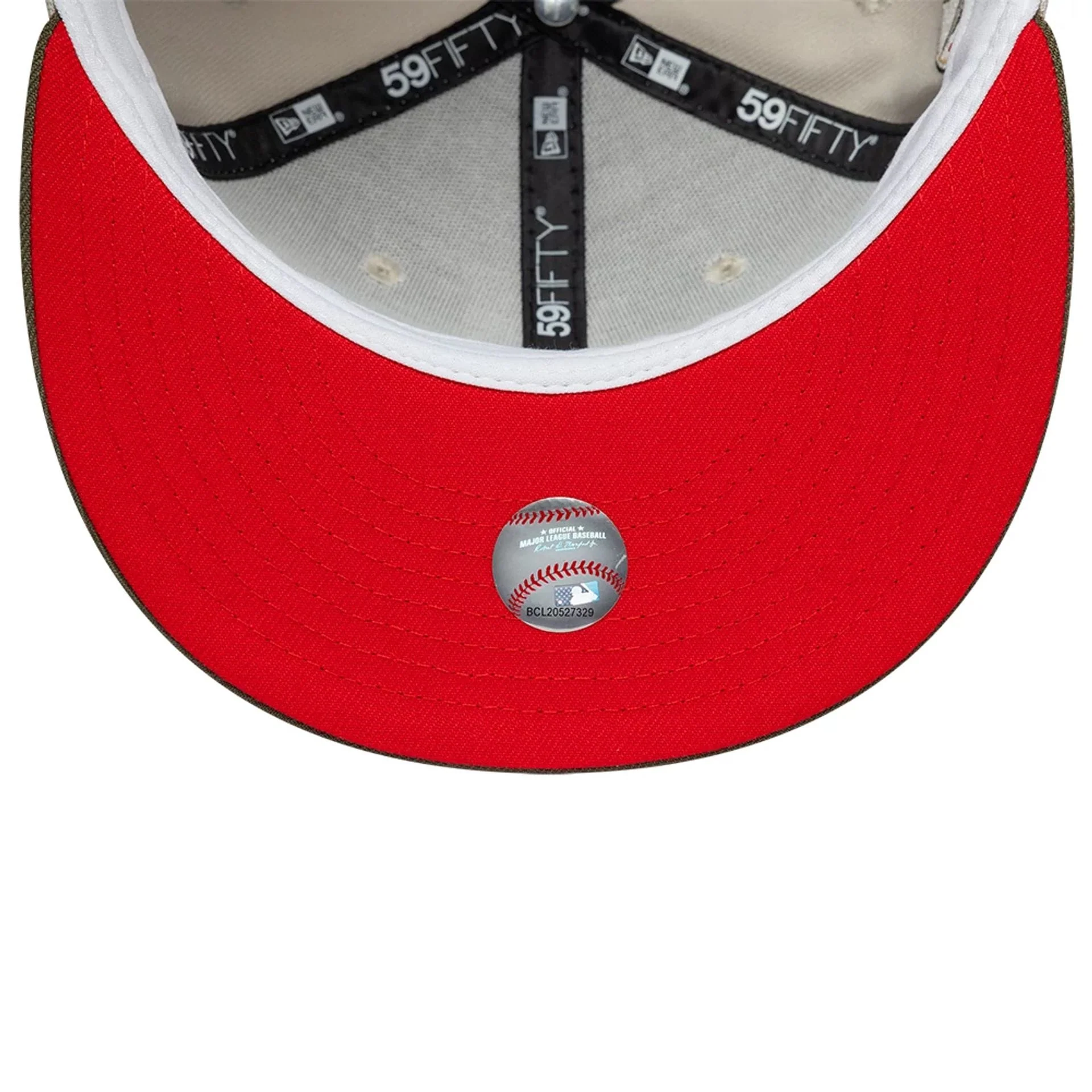 Houston Astros MLB Cooperstown Beige 59FIFTY Fitted Cap - Image 2