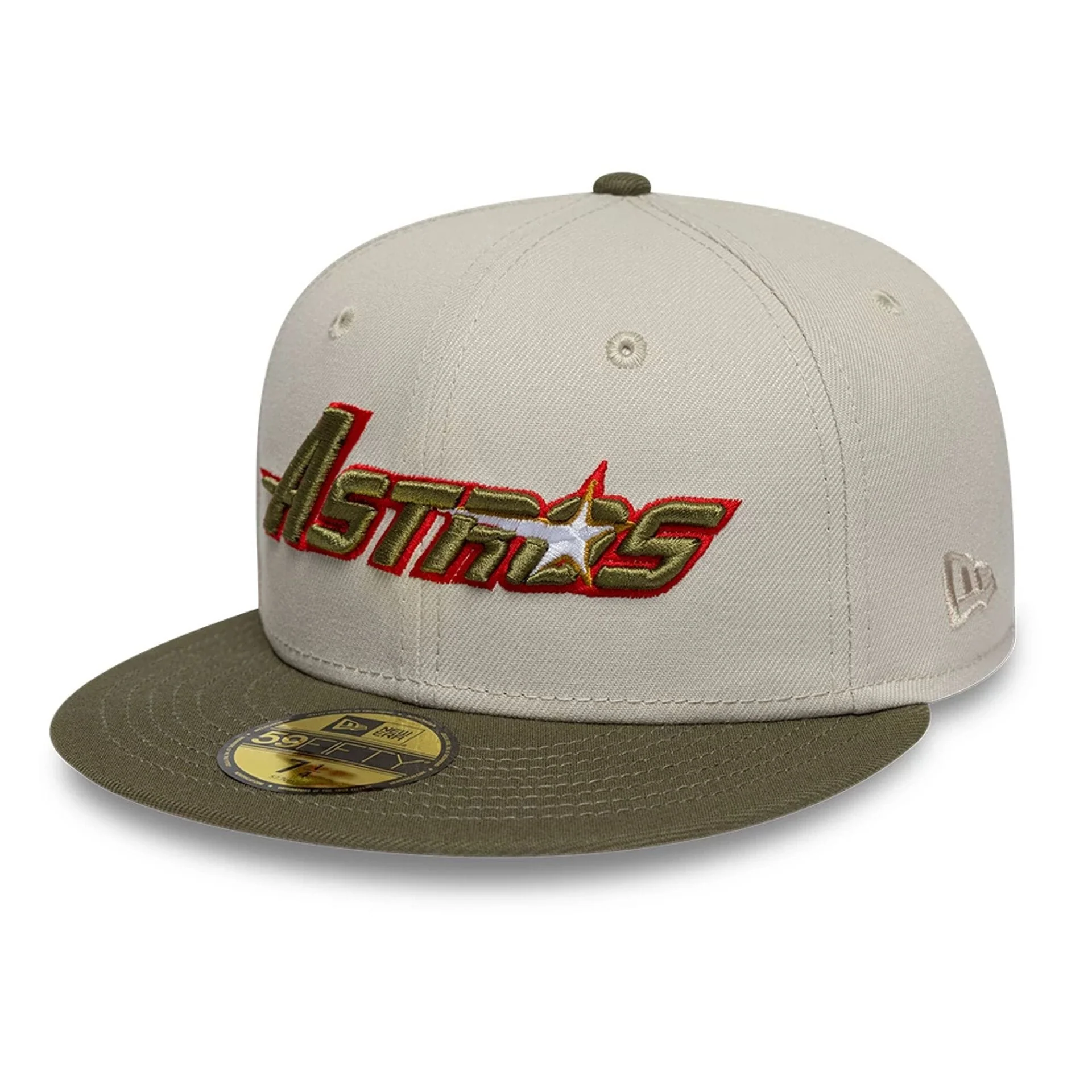 Houston Astros MLB Cooperstown Beige 59FIFTY Fitted Cap - Image 4