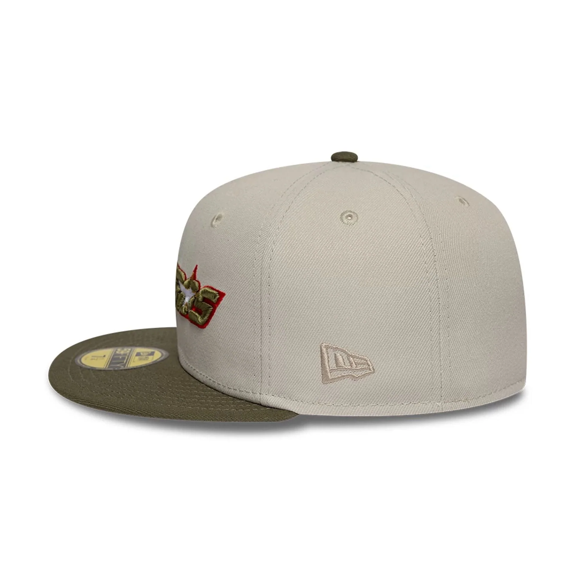 Houston Astros MLB Cooperstown Beige 59FIFTY Fitted Cap - Image 6