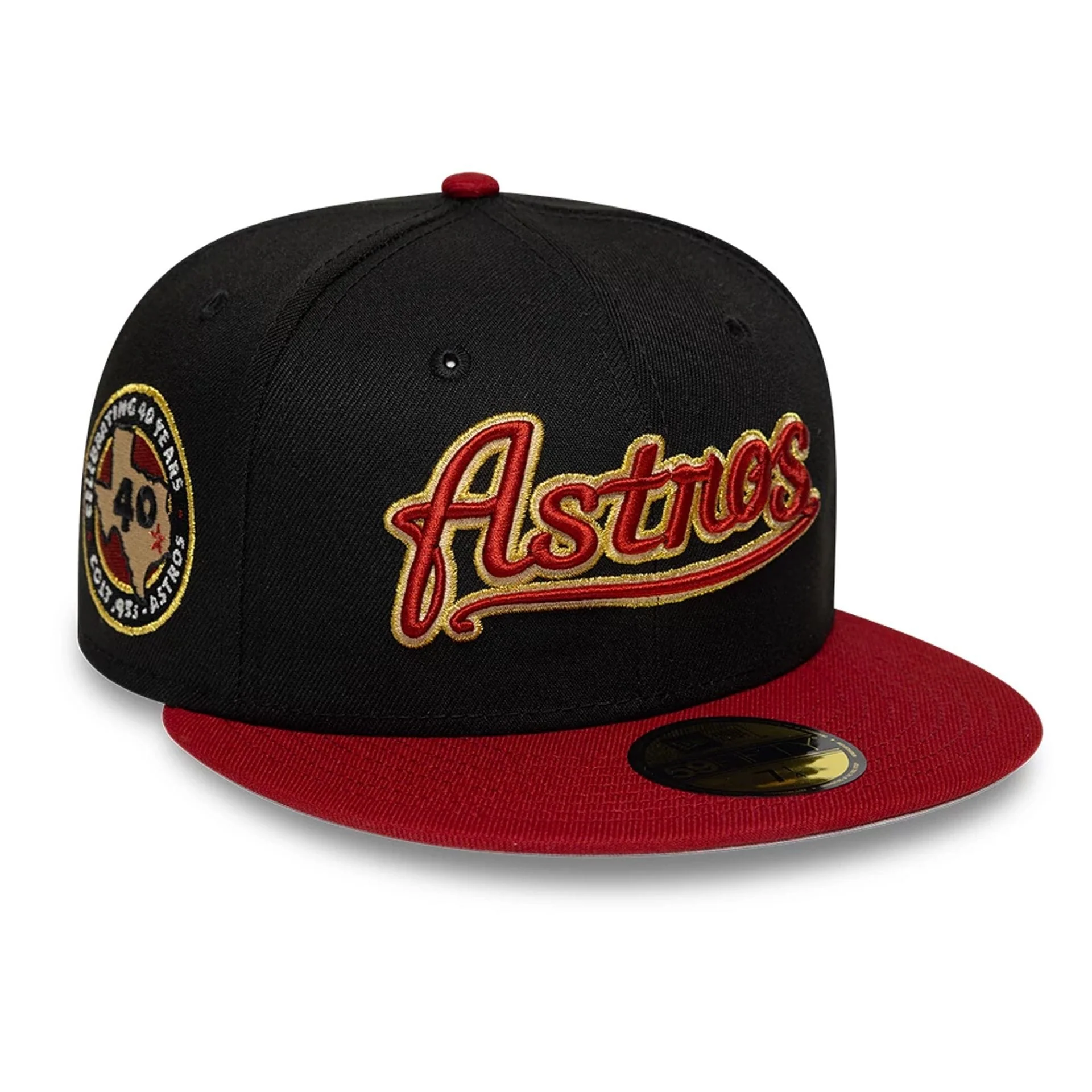Houston Astros MLB Cooperstown Black 59FIFTY Fitted Cap
