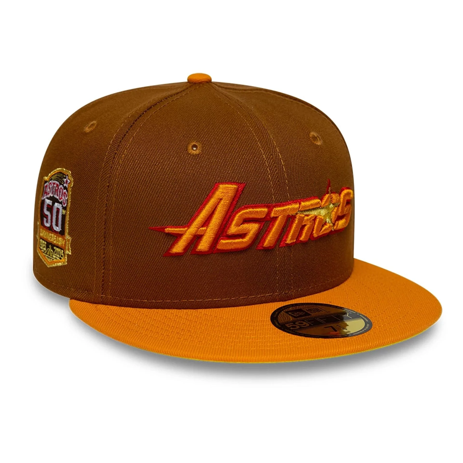 Houston Astros MLB Cooperstown Brown 59FIFTY Fitted Cap