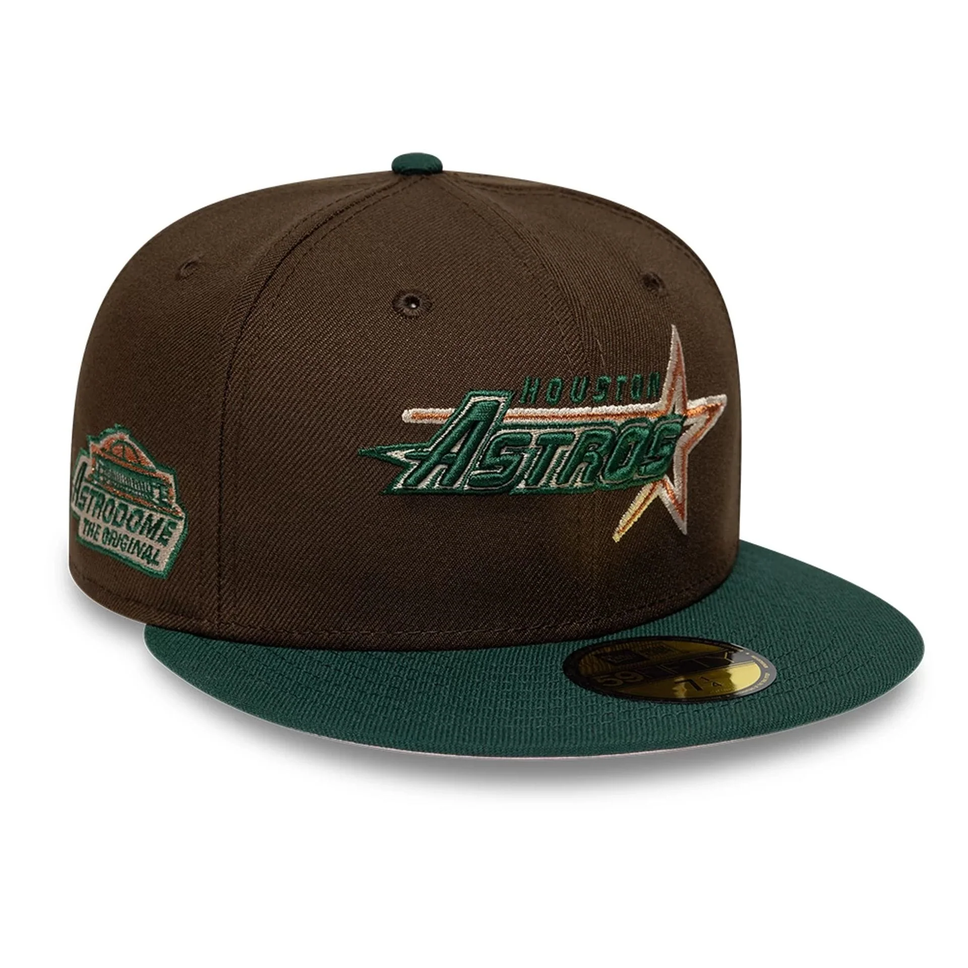 Houston Astros MLB Cooperstown Dark Brown 59FIFTY Fitted Cap