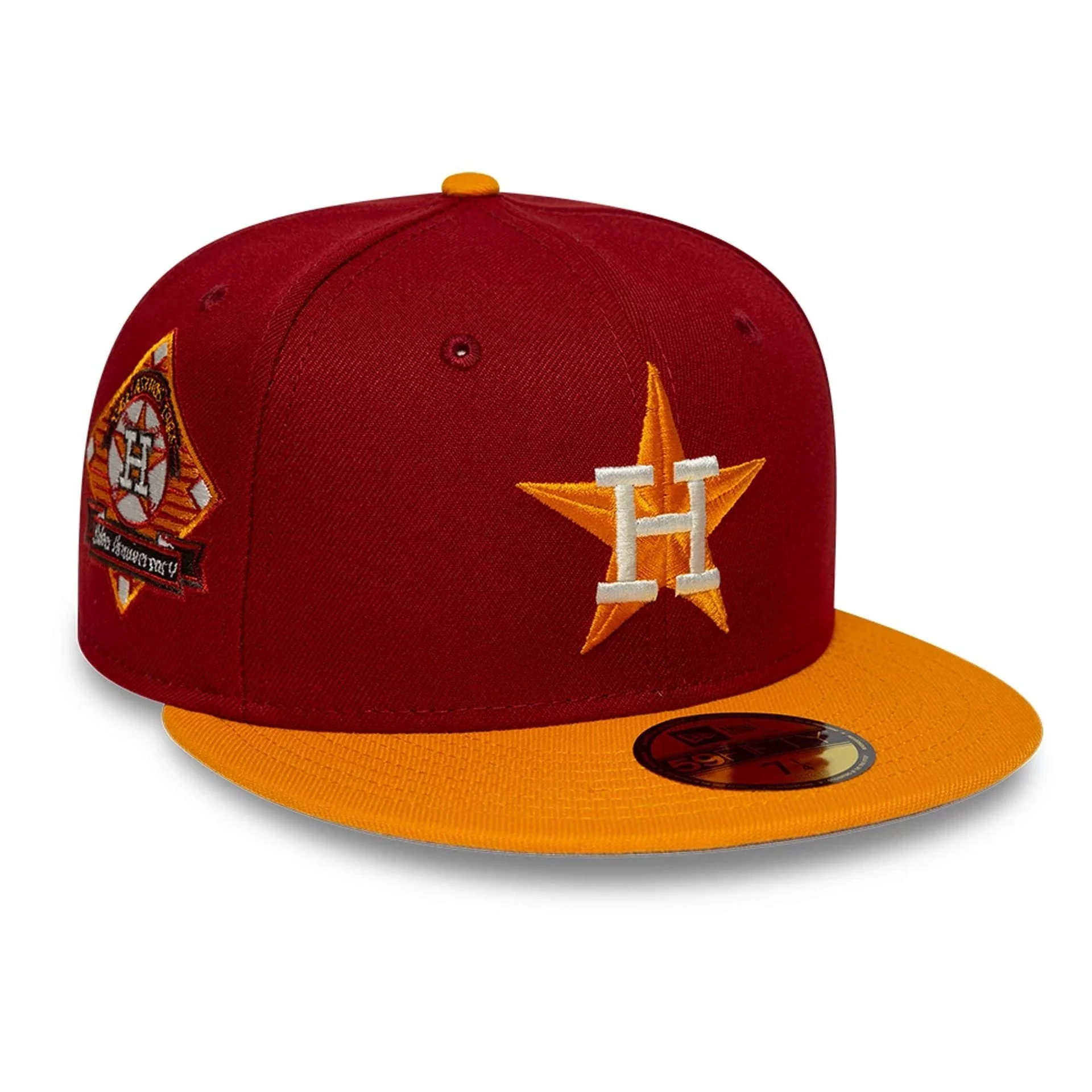 Houston Astros MLB Cooperstown Dark Red 59FIFTY Fitted Cap
