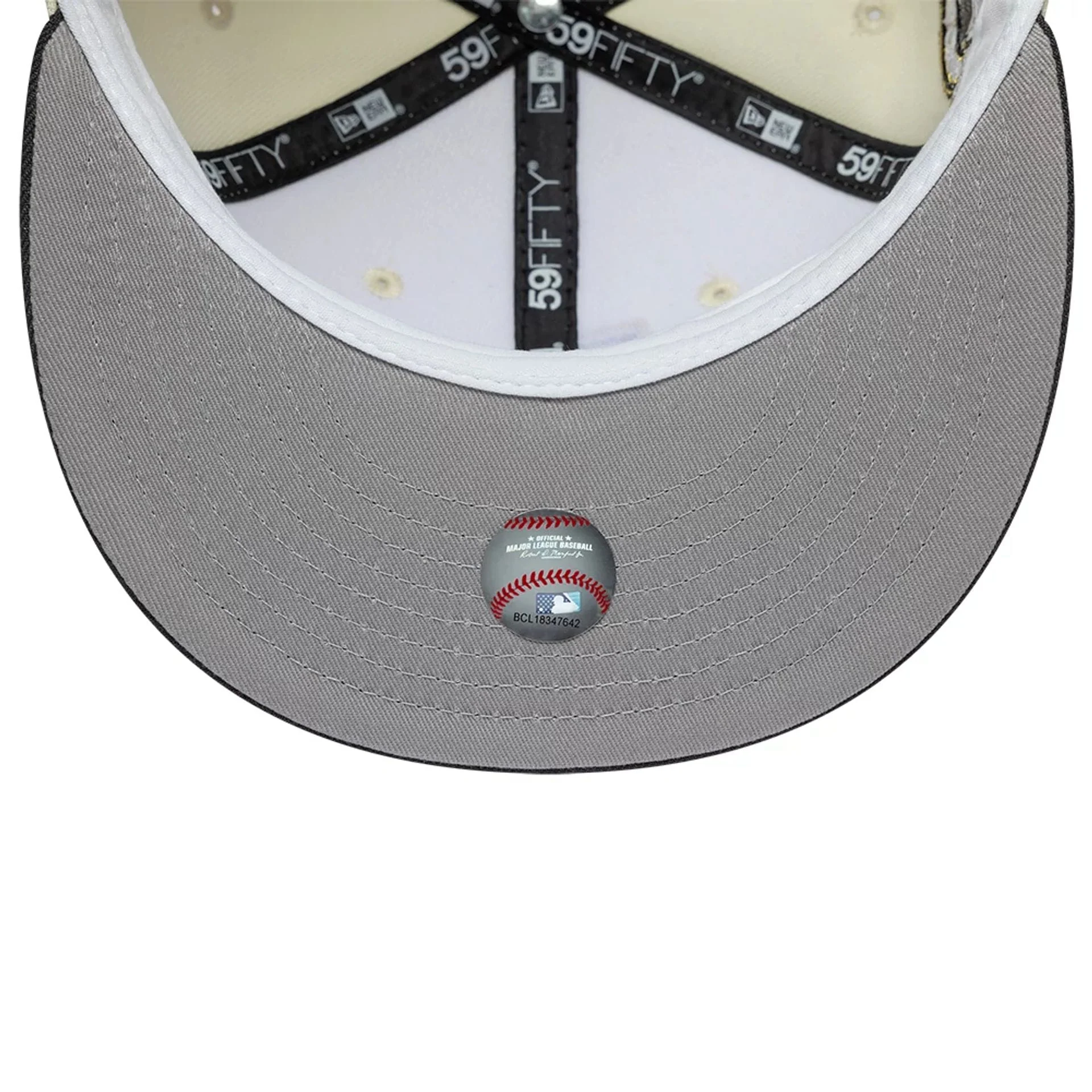Houston Astros MLB Cooperstown White 59FIFTY Fitted Cap - Image 2