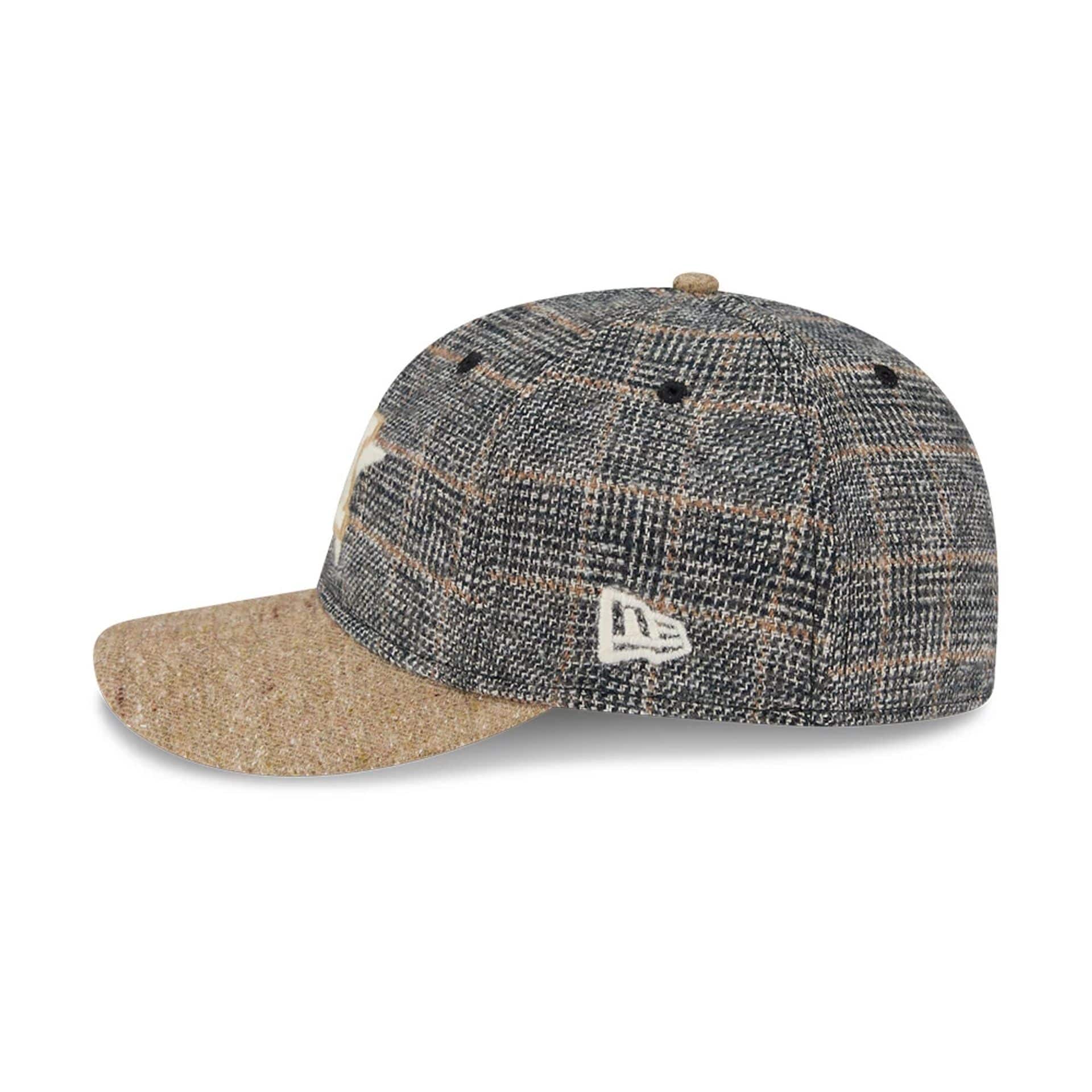 Houston Astros MLB Vintage Tweed Open Blue Retro Crown 59FIFTY Fitted Cap - Image 6