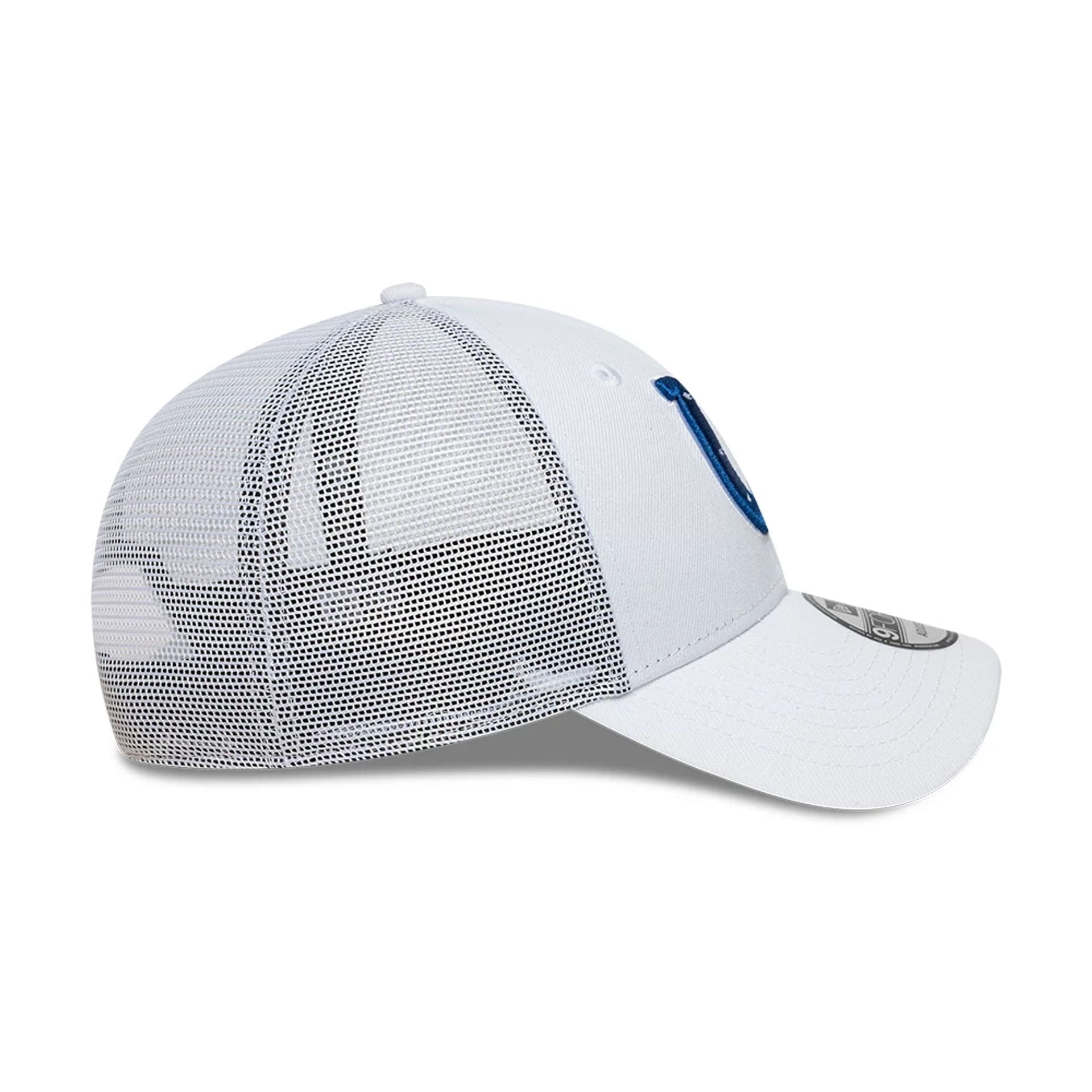 Indianapolis Colts NFL White 9FORTY A-Frame Trucker Adjustable Cap - Image 6
