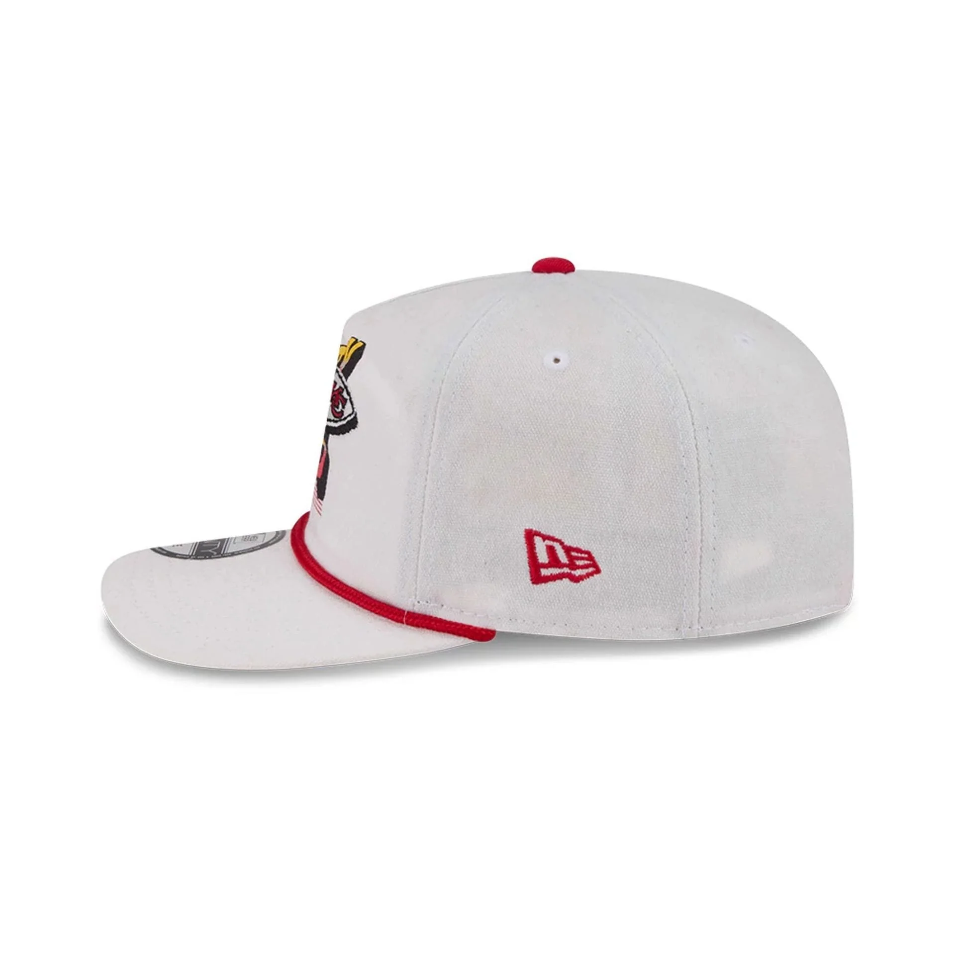 Kansas City Chiefs NFL Duck Cloth White 19TWENTY Adjustable Cap - Image 5