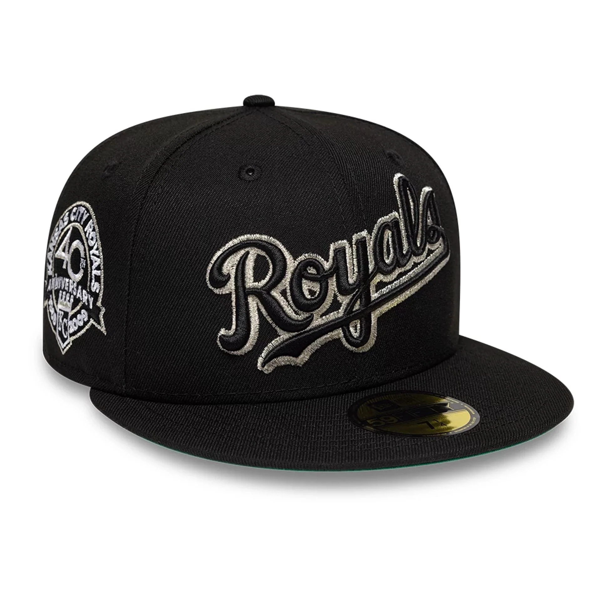Kansas City Royals MLB Cooperstown Black 59FIFTY Fitted Cap