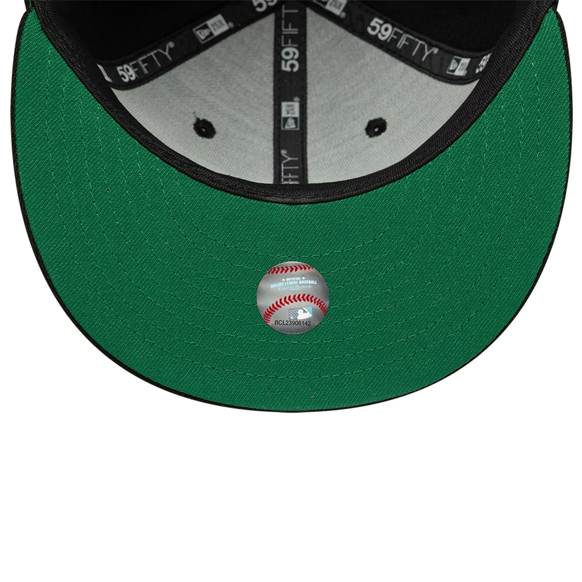 LA Angels MLB Black 59FIFTY Fitted Cap - Image 2
