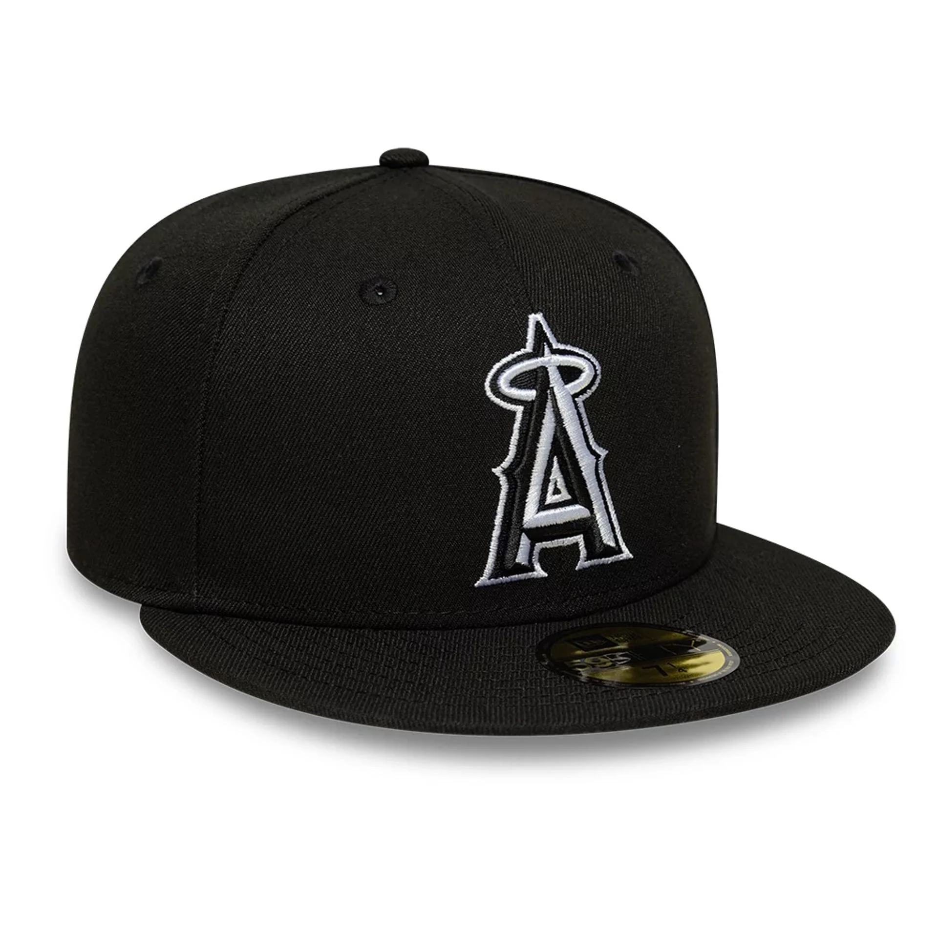 LA Angels MLB Black 59FIFTY Fitted Cap - Image 4