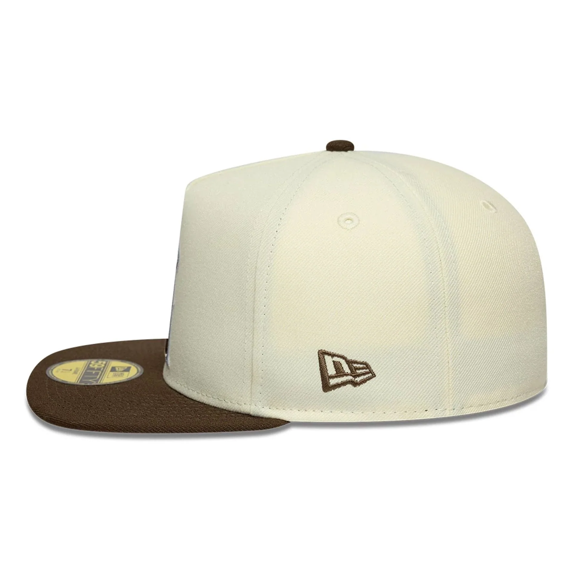 LA Angels MLB Cream 59FIFTY A-Frame Fitted Cap - Image 6
