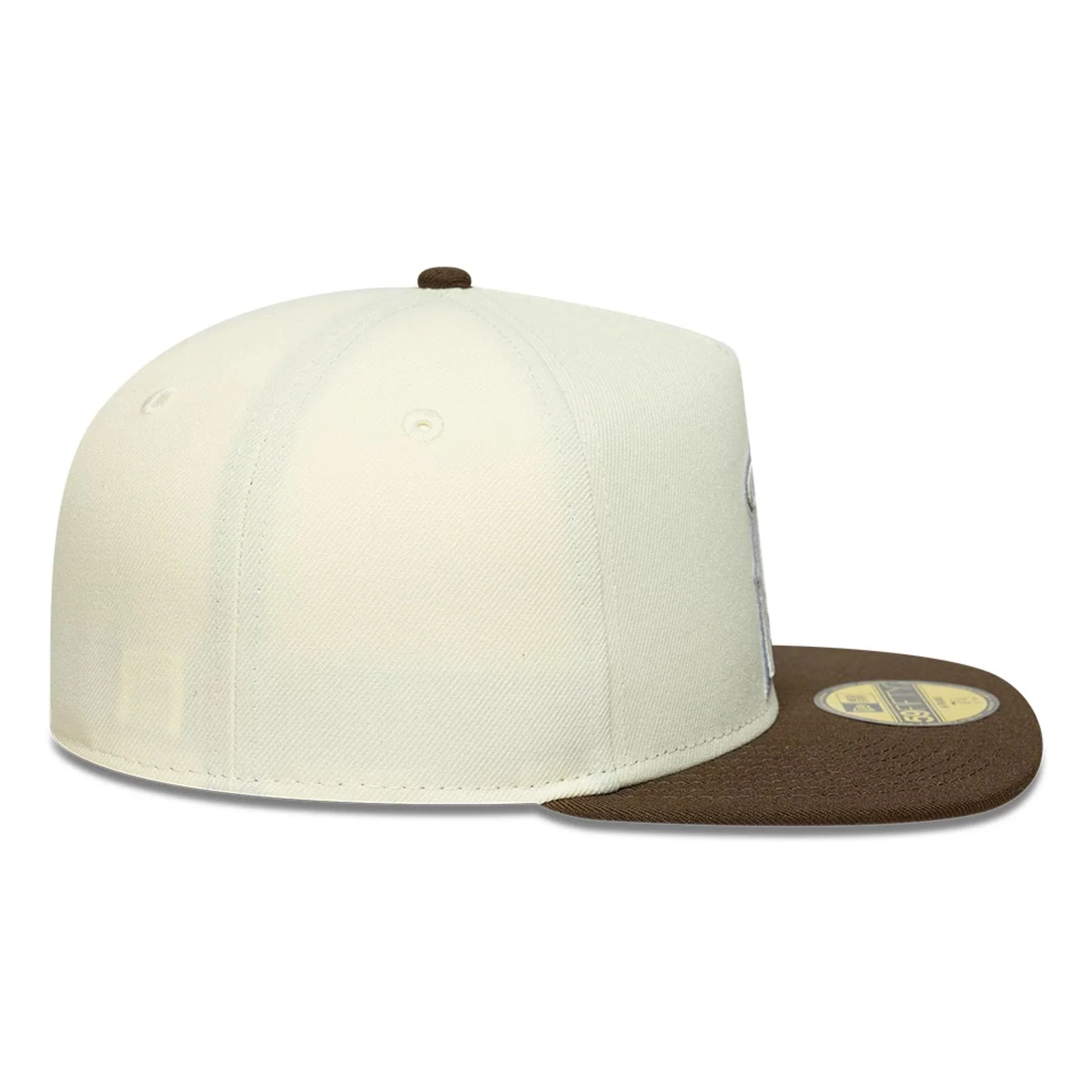 LA Angels MLB Cream 59FIFTY A-Frame Fitted Cap - Image 7