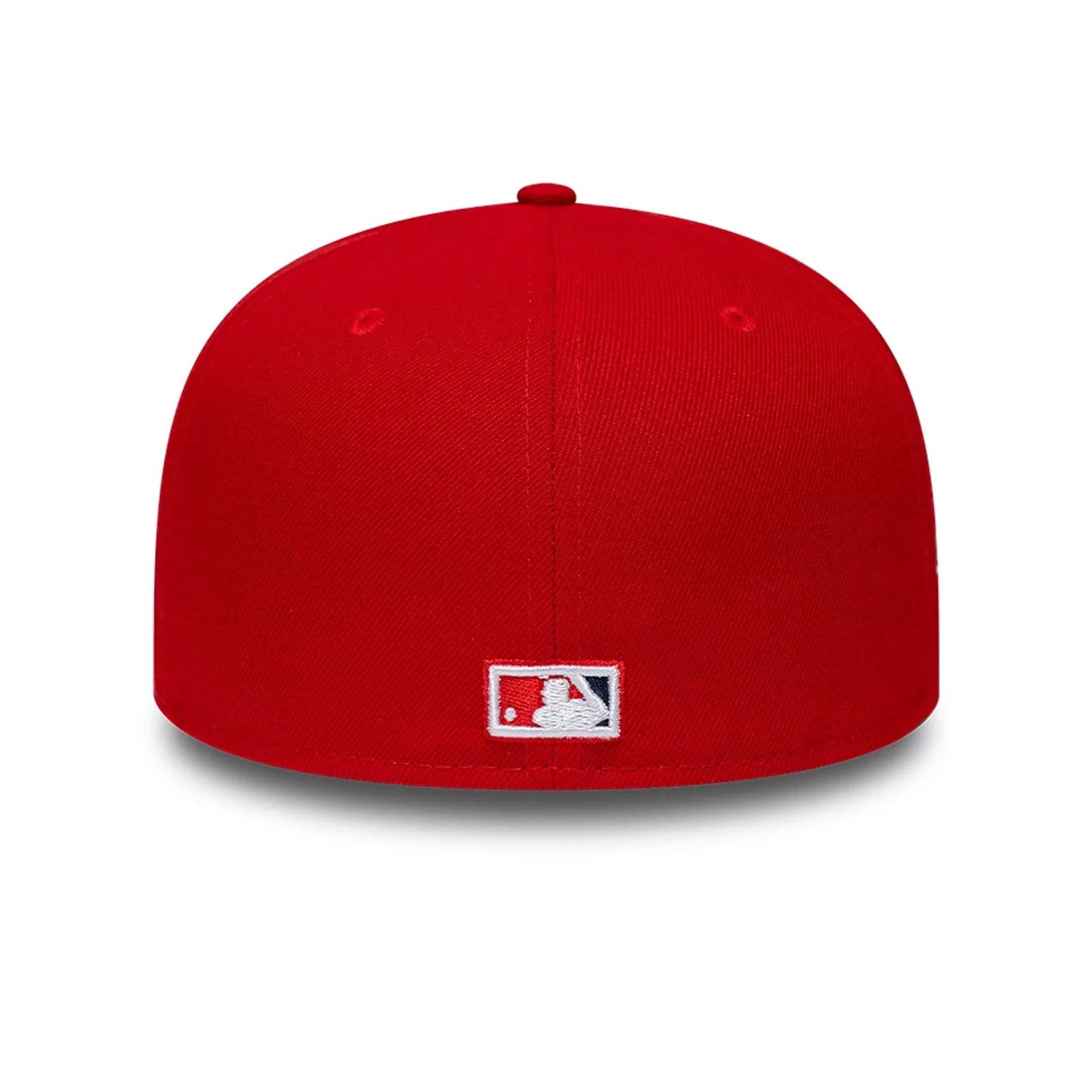 LA Angels MLB Sidepatch Satin Lined Red 59FIFTY Fitted Cap - Image 7