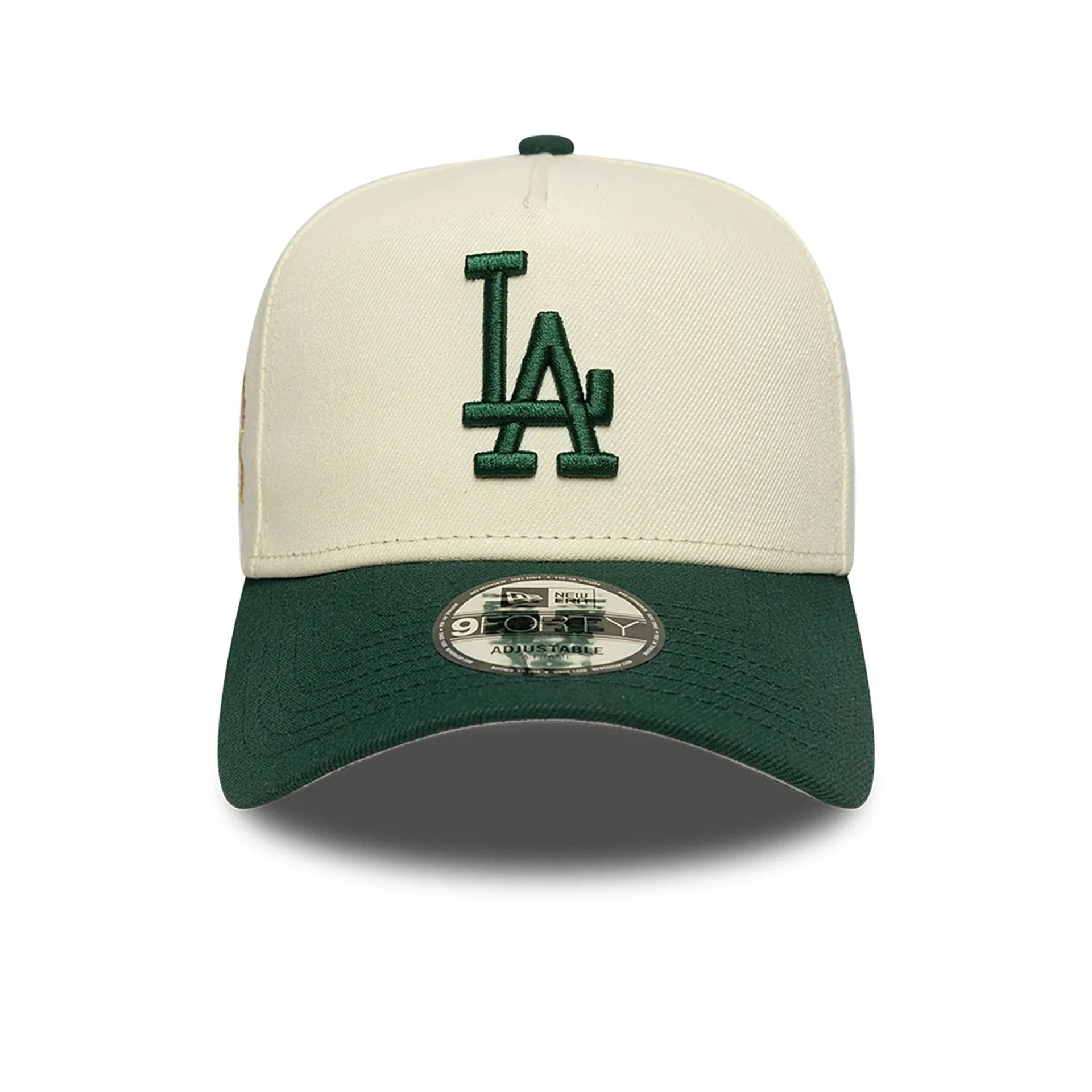 LA Dodgers Chrome White And Dark Green 9FORTY A-Frame Adjustable Cap - Image 3