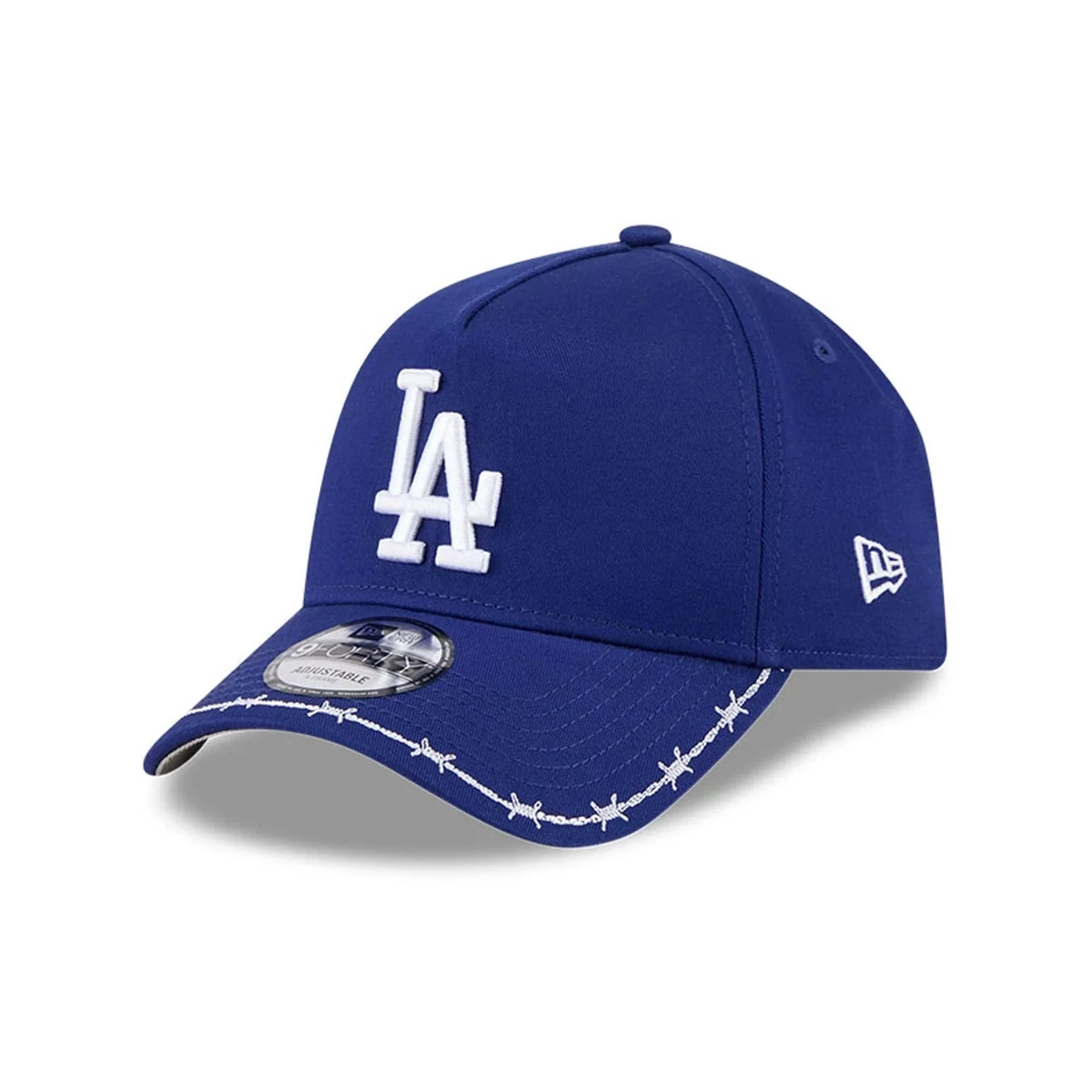 LA Dodgers MLB Barb Visor Dark Blue 9FORTY A-Frame Adjustable Cap