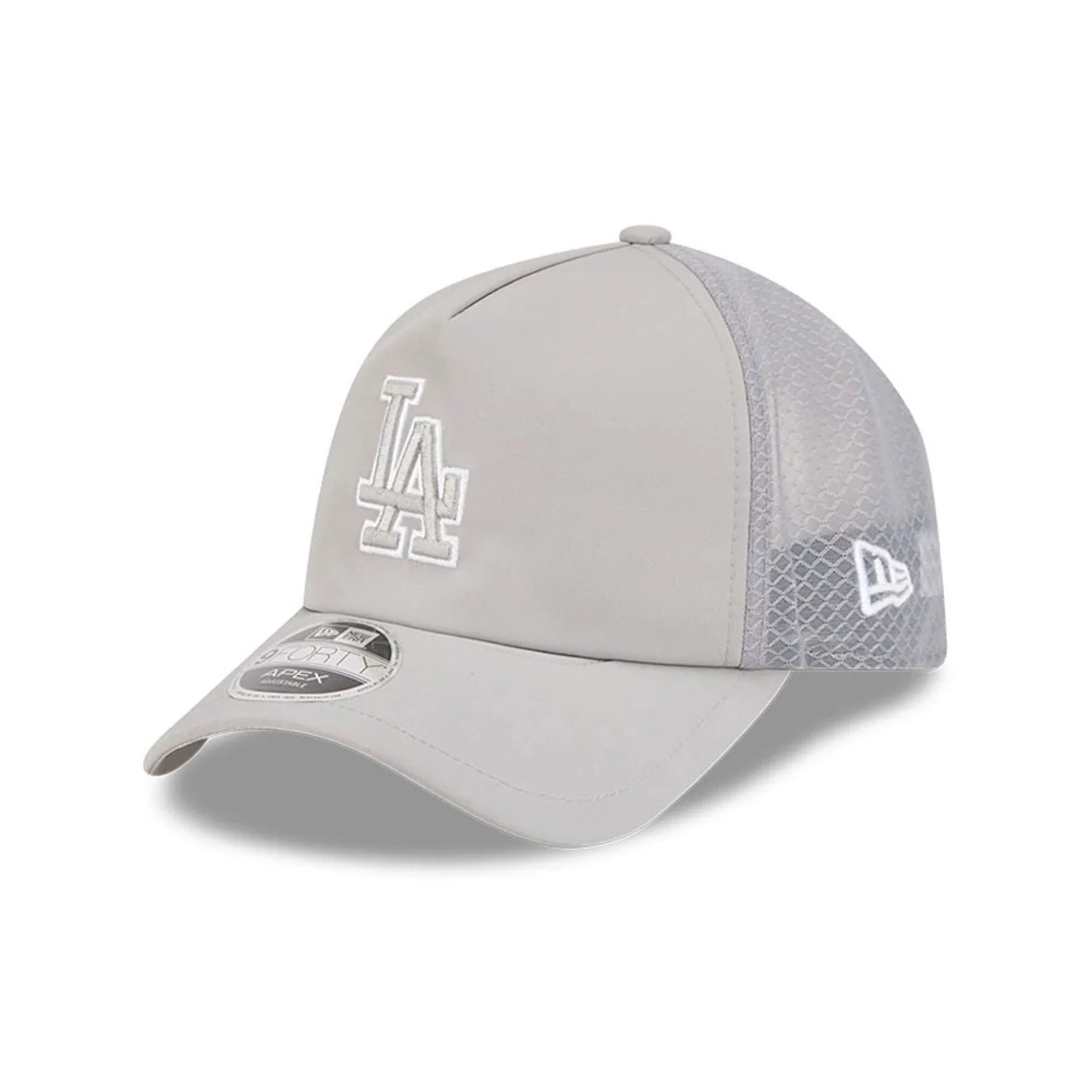 LA Dodgers MLB Batting Practice 2026 Grey 9FORTY Apex Adjustable Cap
