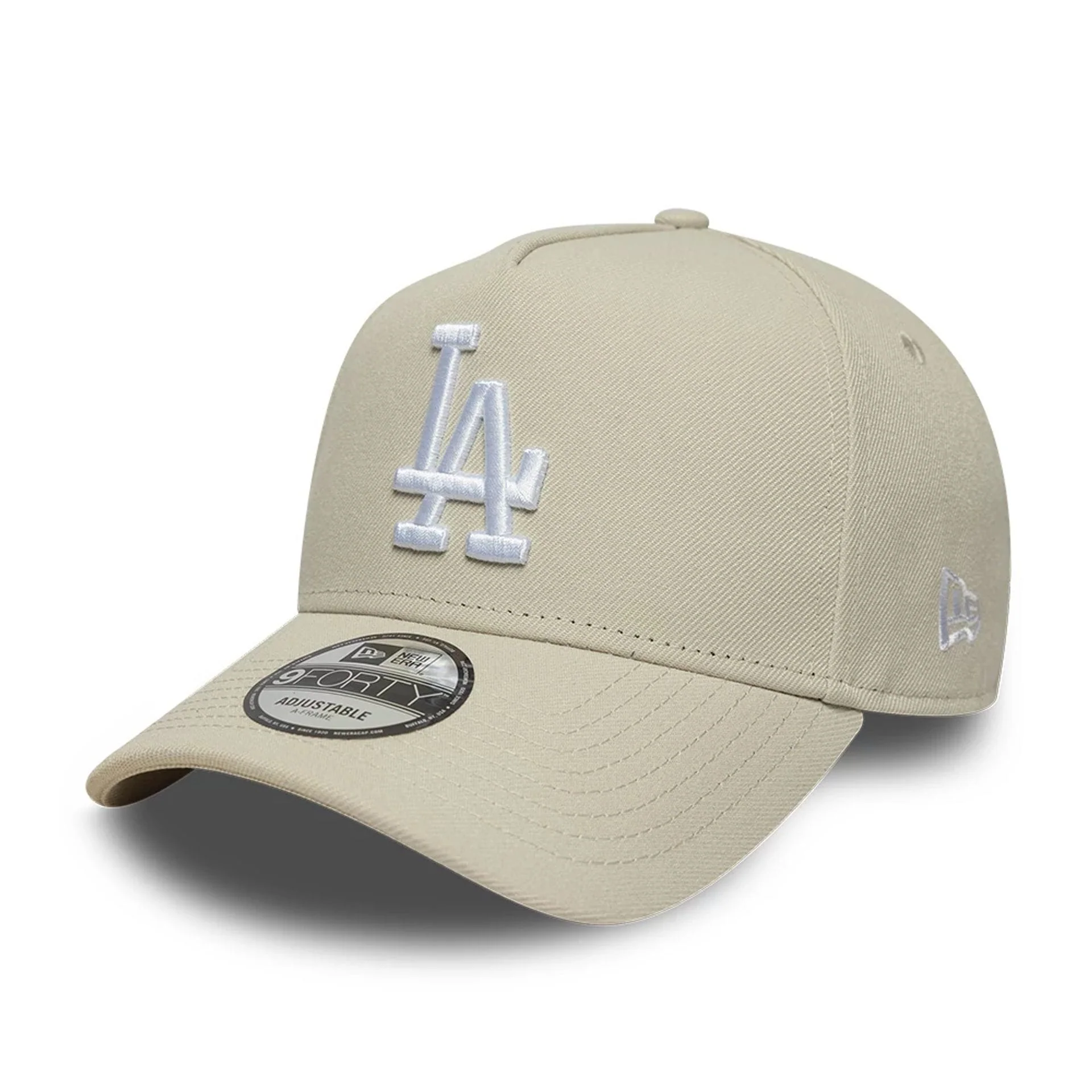 LA Dodgers MLB Beige 9FORTY A-Frame Adjustable Cap