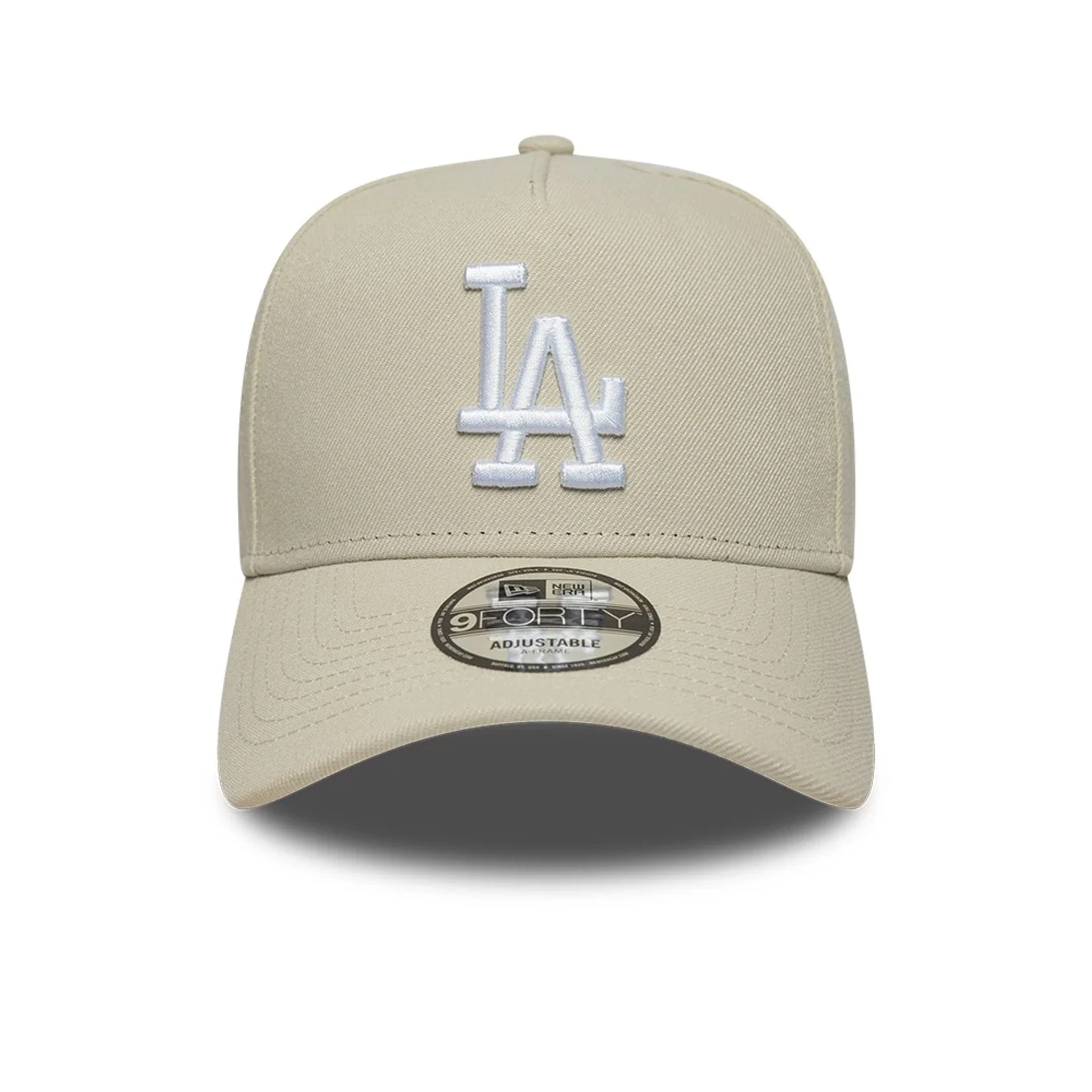 LA Dodgers MLB Beige 9FORTY A-Frame Adjustable Cap - Image 2