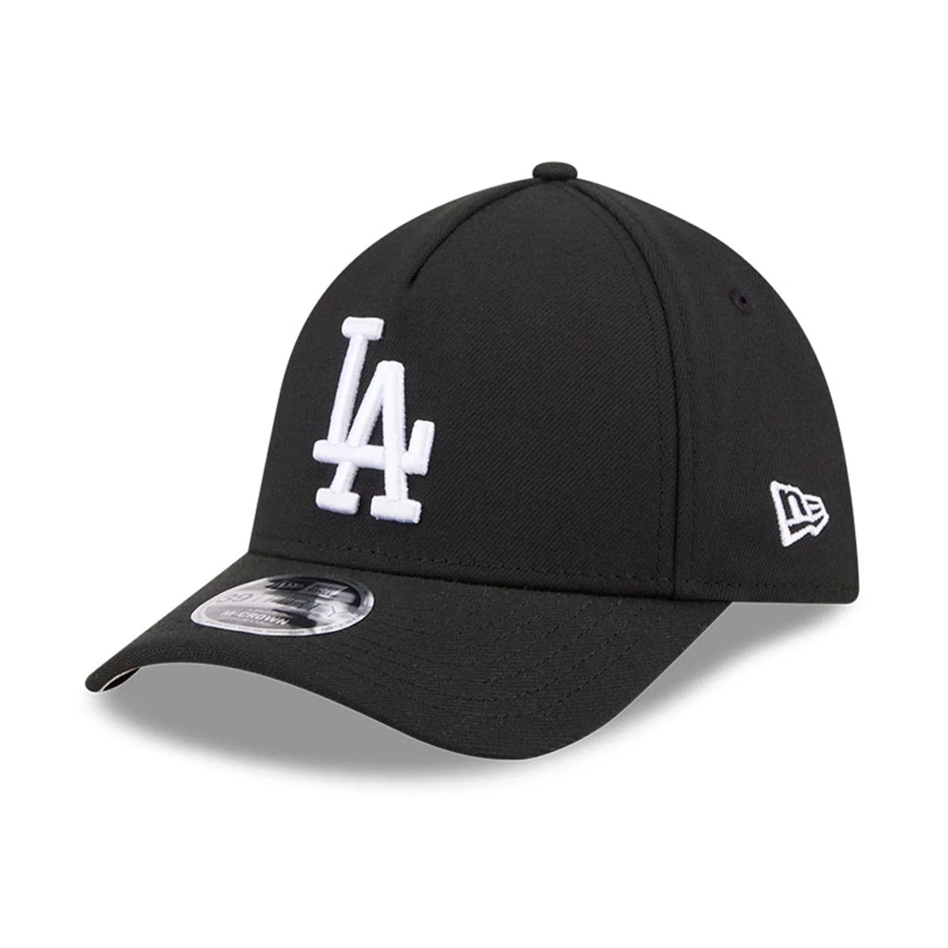 LA Dodgers MLB Black 39THIRTY M-Crown A-Frame Stretch Fit Cap