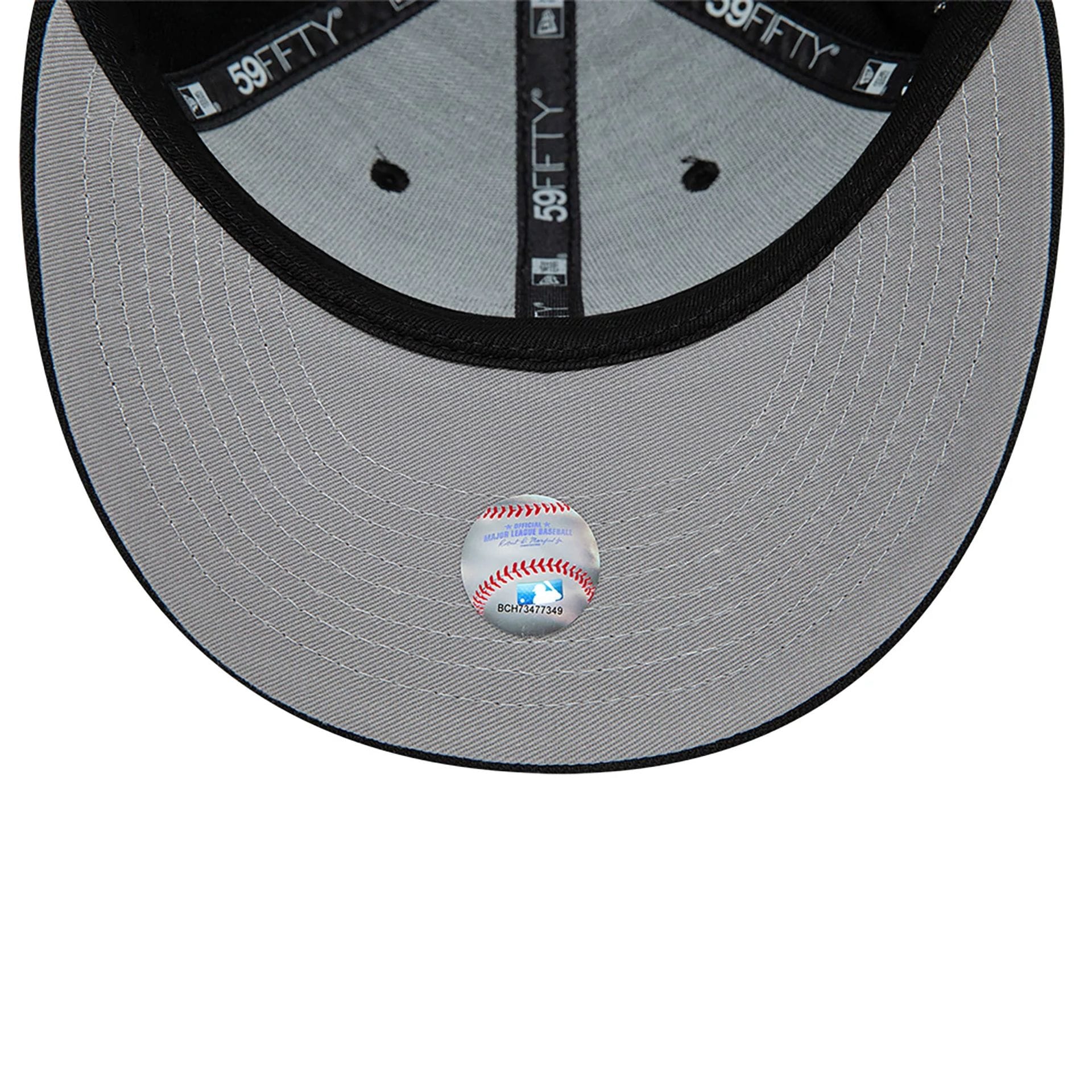 LA Dodgers MLB Black Low Profile 59FIFTY Fitted Cap - Image 2