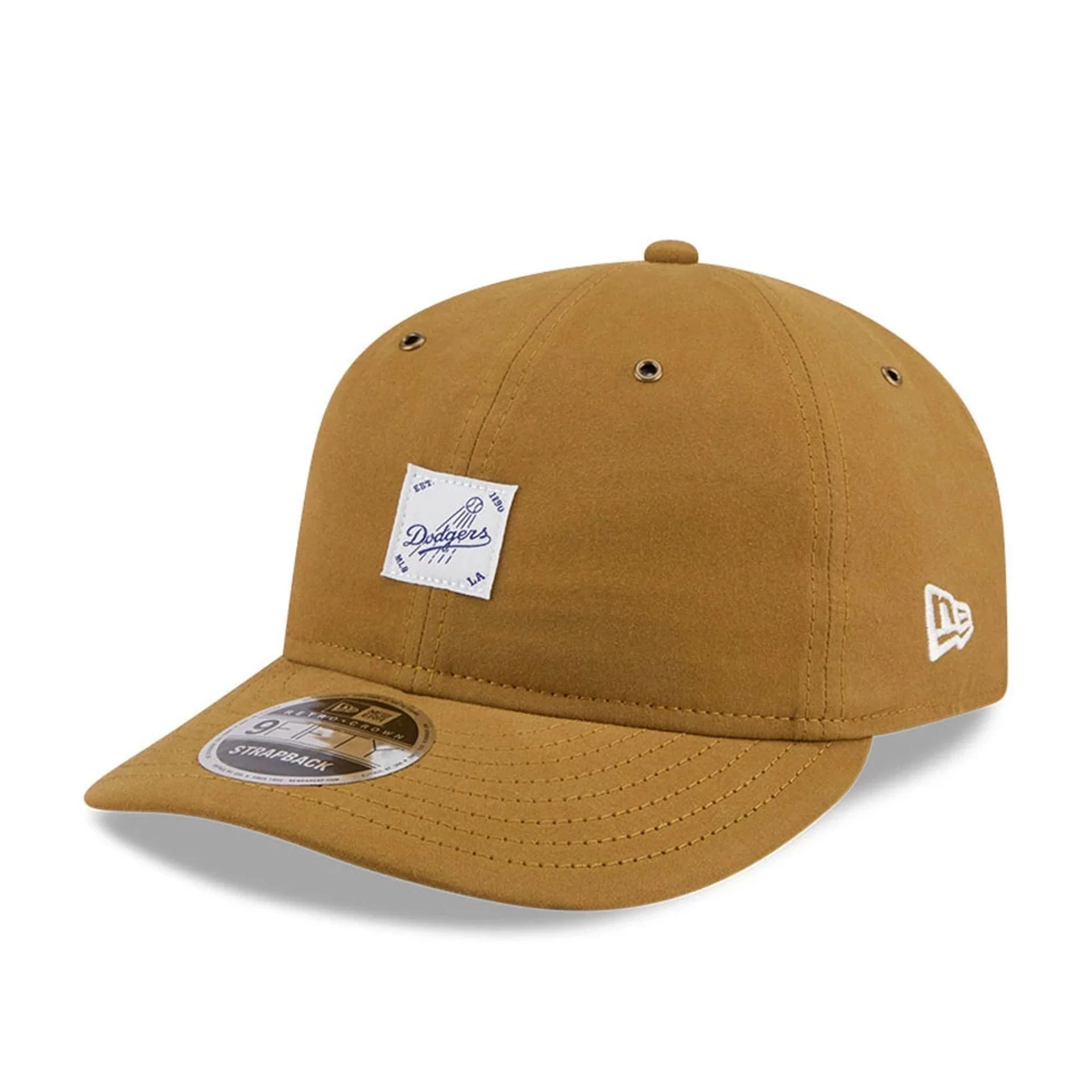 LA Dodgers MLB Brushed Dark Beige Retro Crown 9FIFTY Adjustable Cap