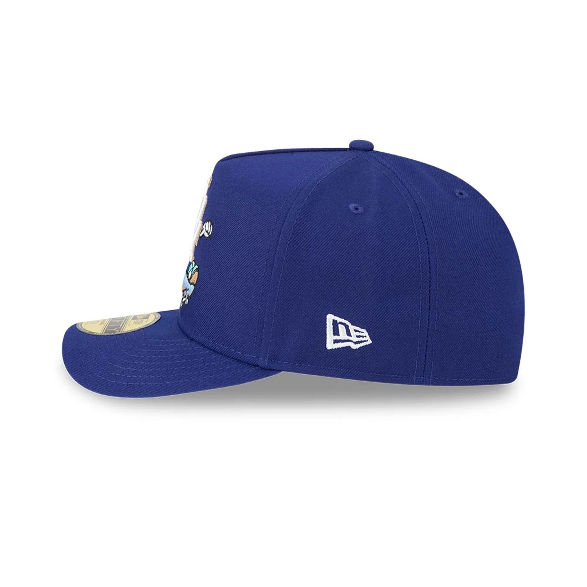 LA Dodgers MLB Cartoon Dark Blue 59FIFTY A-Frame Fitted Cap - Image 5