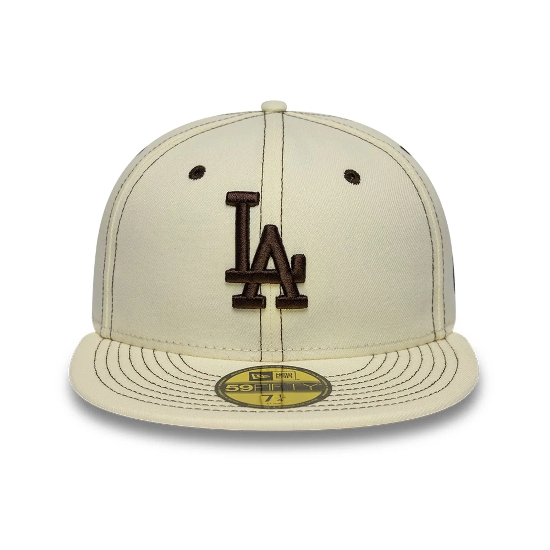 LA Dodgers MLB Contrast White 59FIFTY Fitted Cap - Image 2