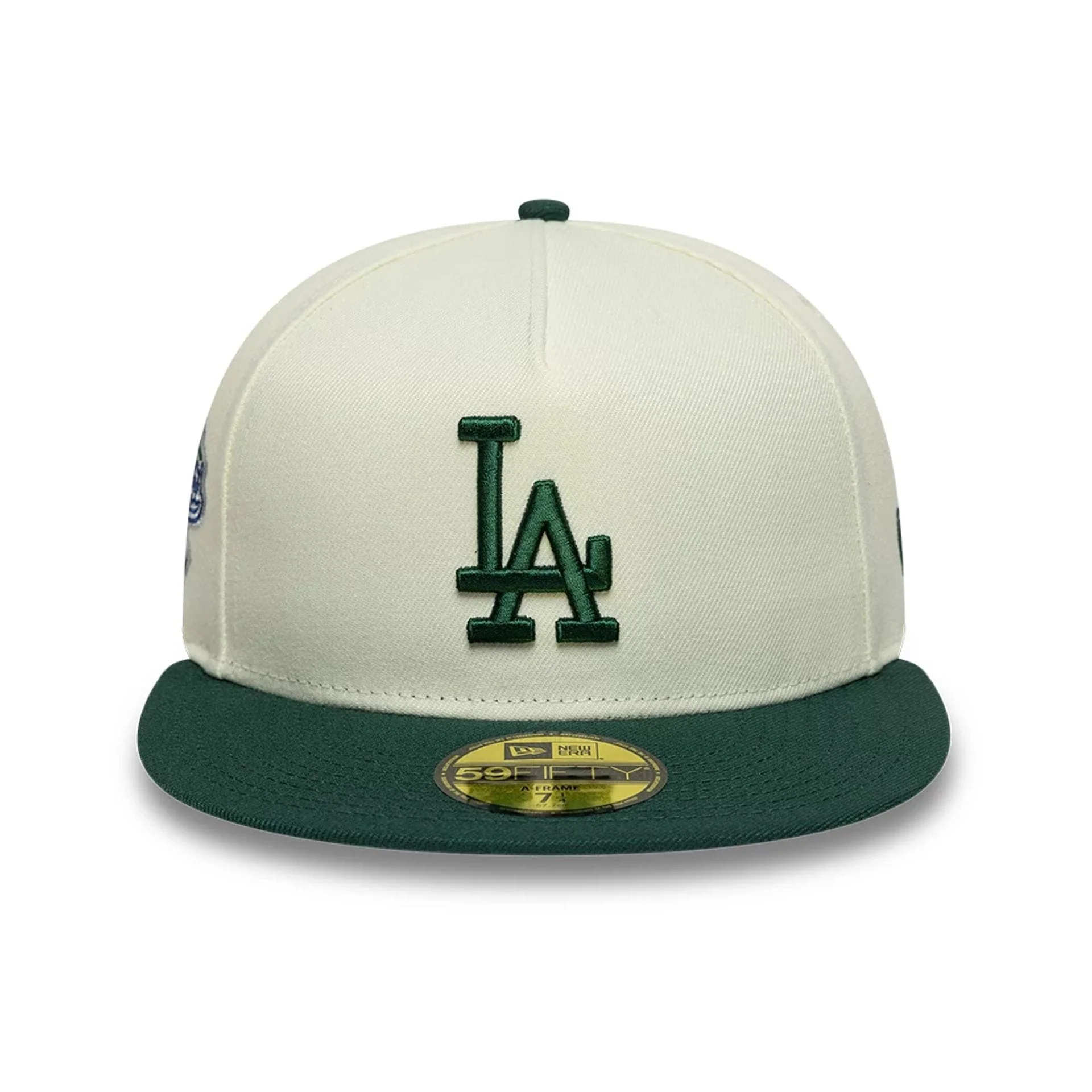 LA Dodgers MLB Cream 59FIFTY A-Frame Fitted Cap - Image 3