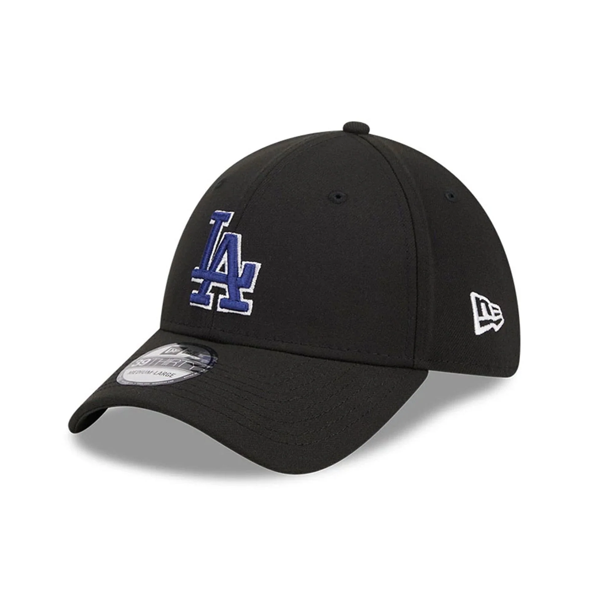 LA Dodgers MLB Evergreen Black 39THIRTY Stretch Fit Cap