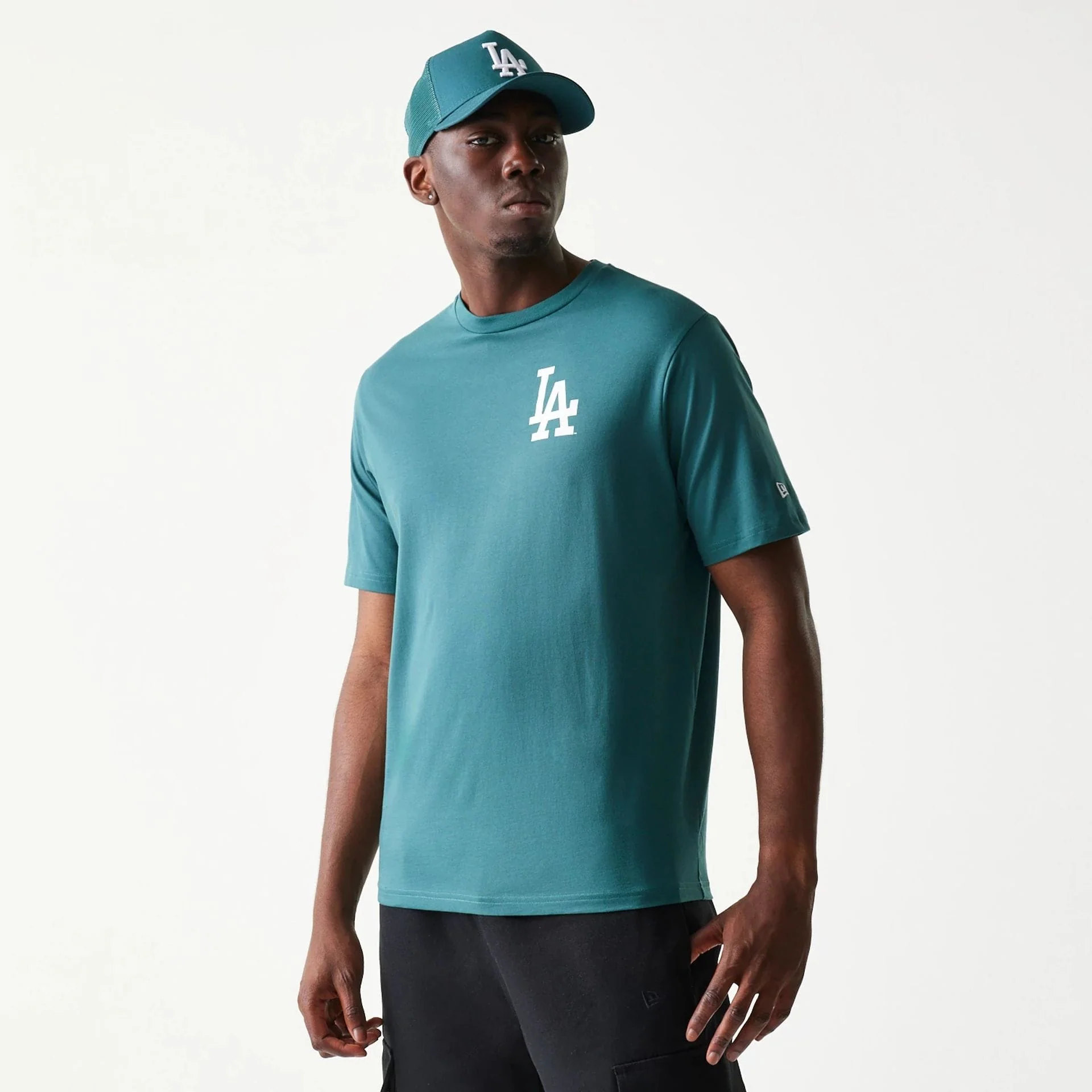 LA Dodgers MLB Food Graphic Dark Green T-Shirt
