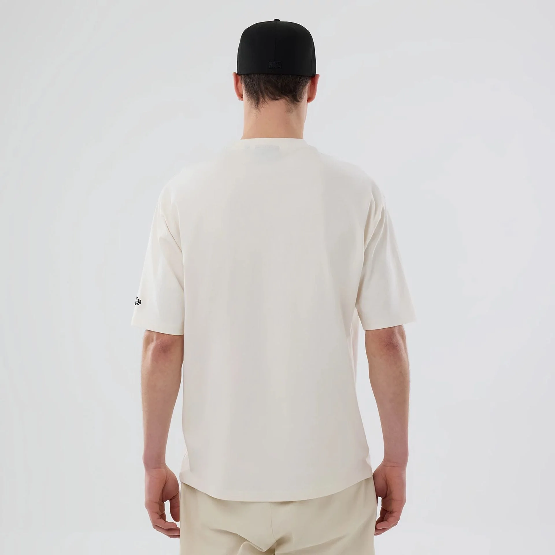 LA Dodgers MLB Food Graphic Open White Oversized T-Shirt - Image 2